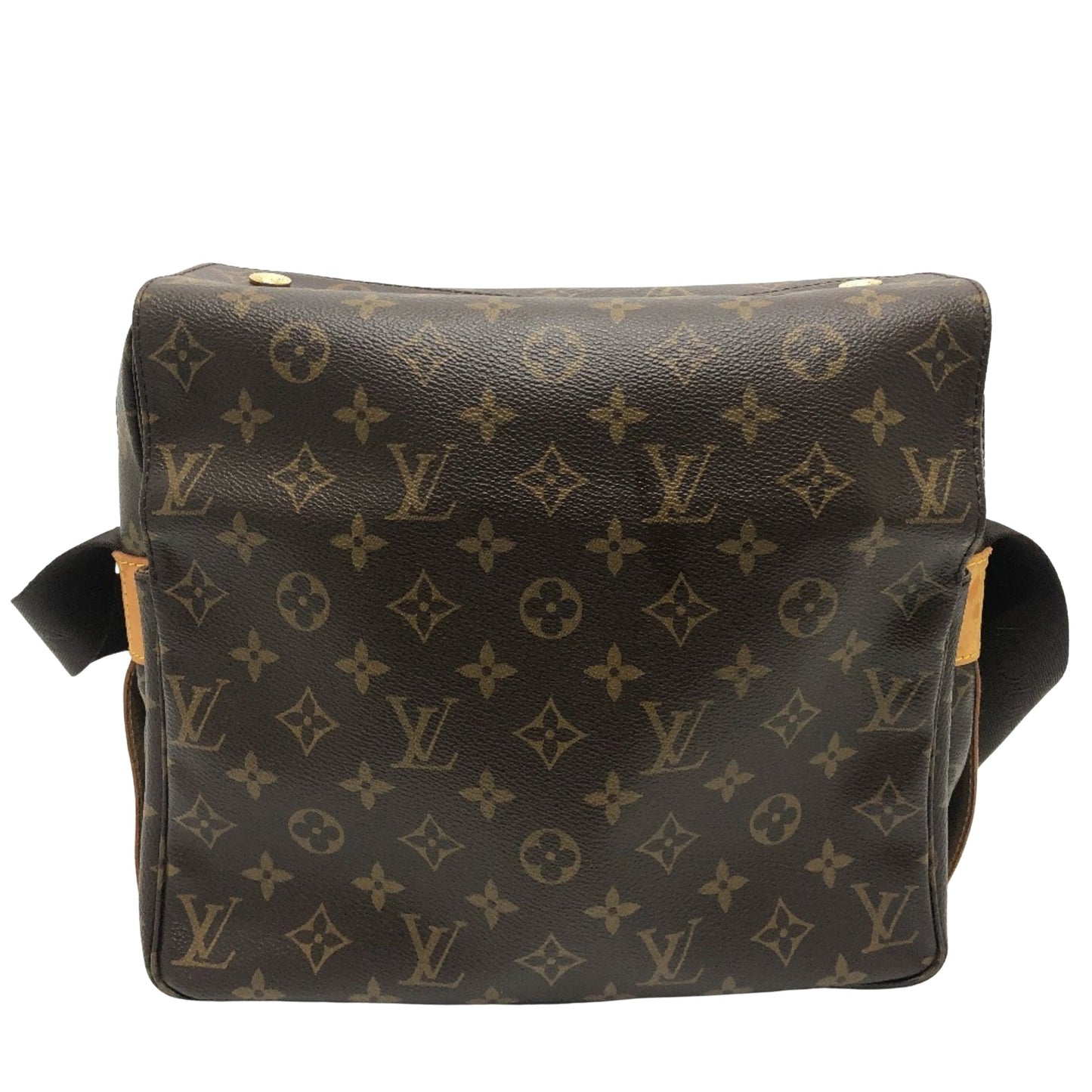 Louis Vuitton Naviglio, Brown, Canvas, shoulder