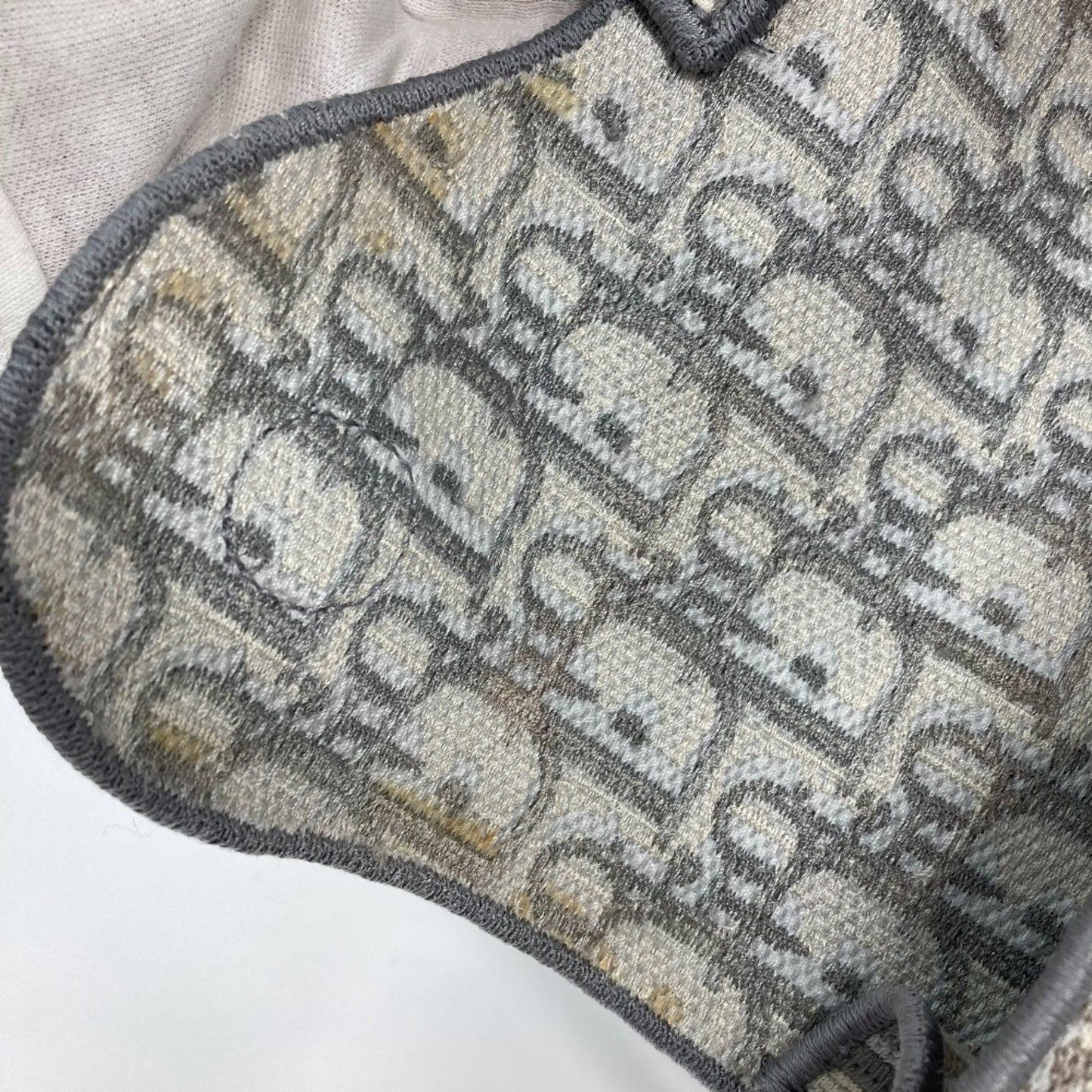 Dior Saddle Dior Oblique, Grey, Canvas, shoulder