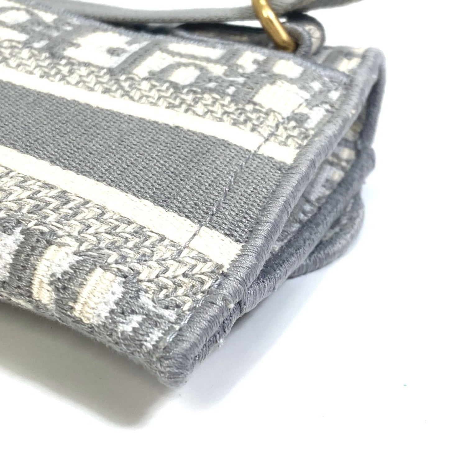 Dior Saddle Dior Oblique, Grey, Canvas, shoulder