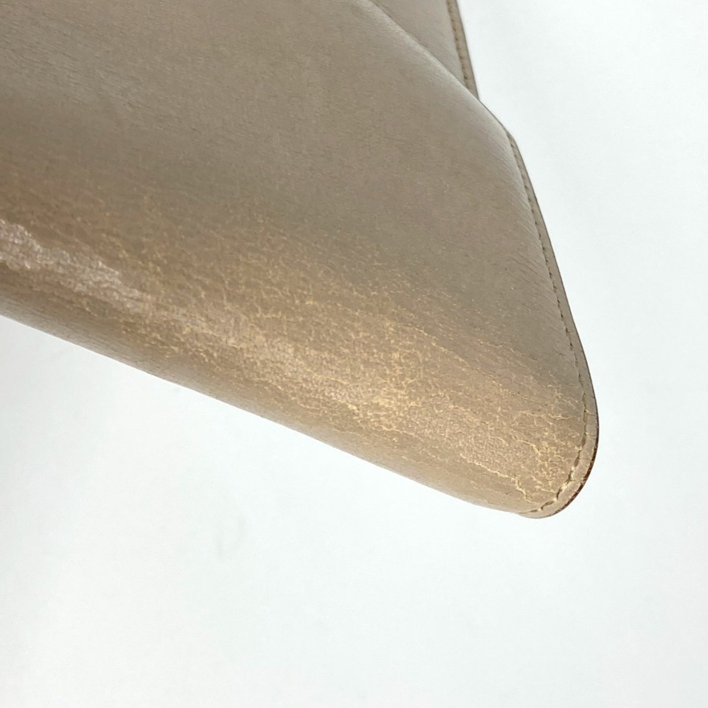 Hermès, Beige, Leather, clutch