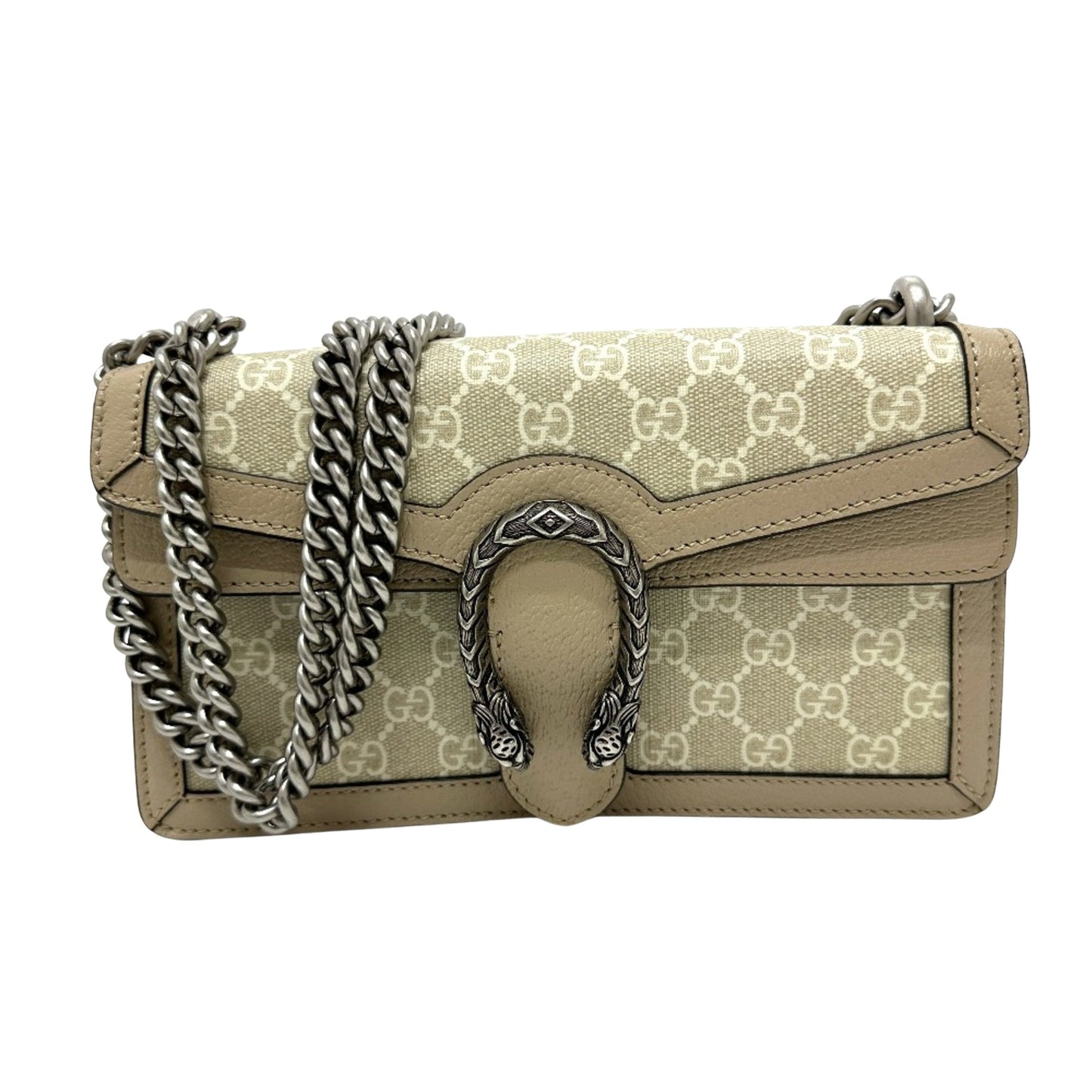 Gucci Dionysus, Beige, Canvas, shoulder
