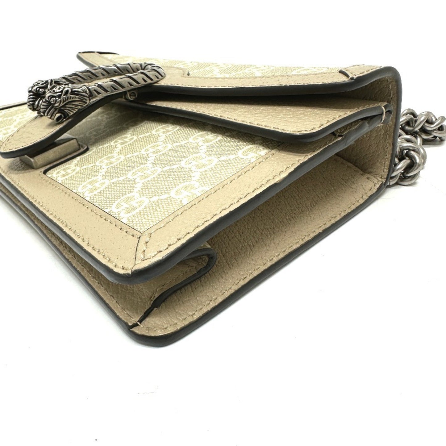 Gucci Dionysus, Beige, Canvas, shoulder
