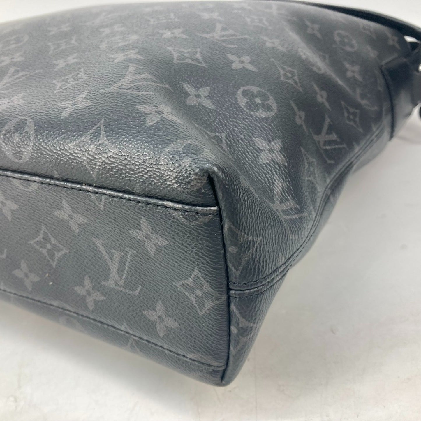 Louis Vuitton Explorer, Black, Canvas, tote