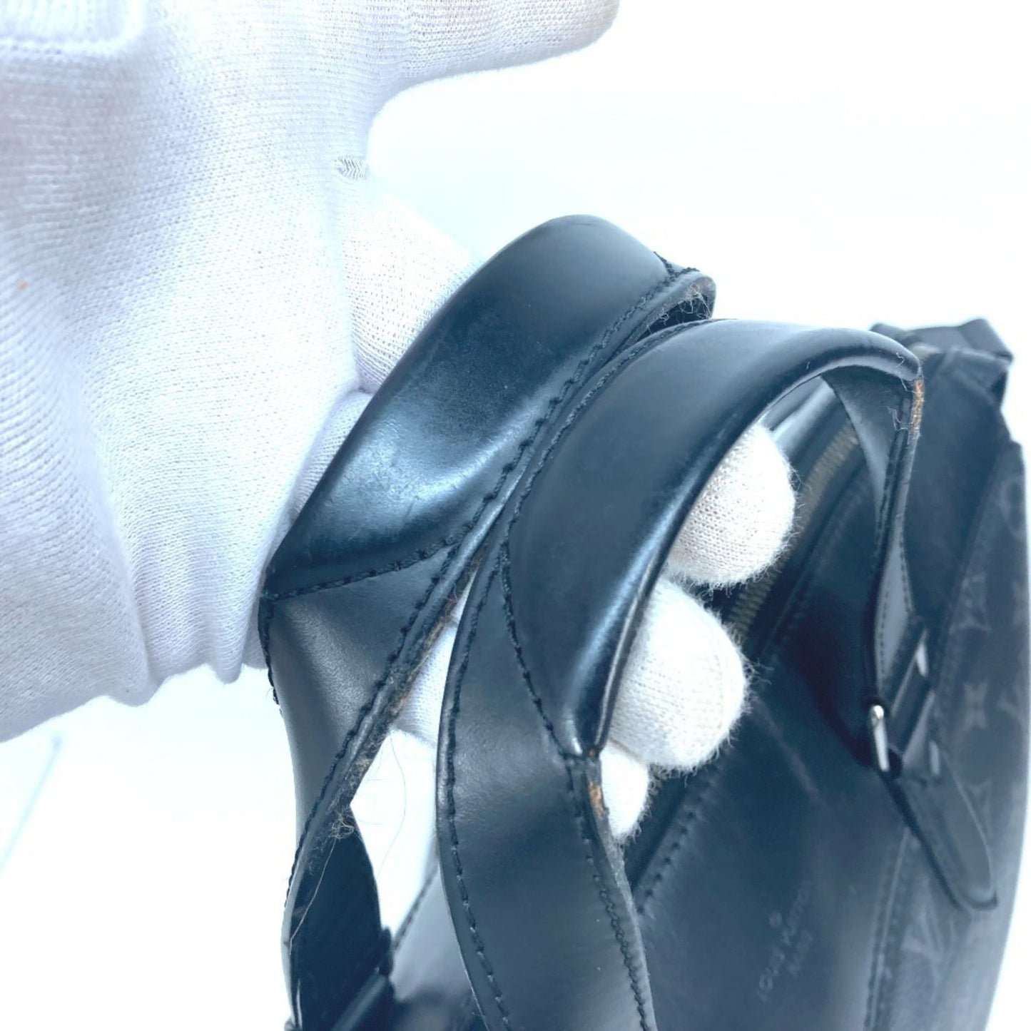Louis Vuitton Explorer, Black, Canvas, tote