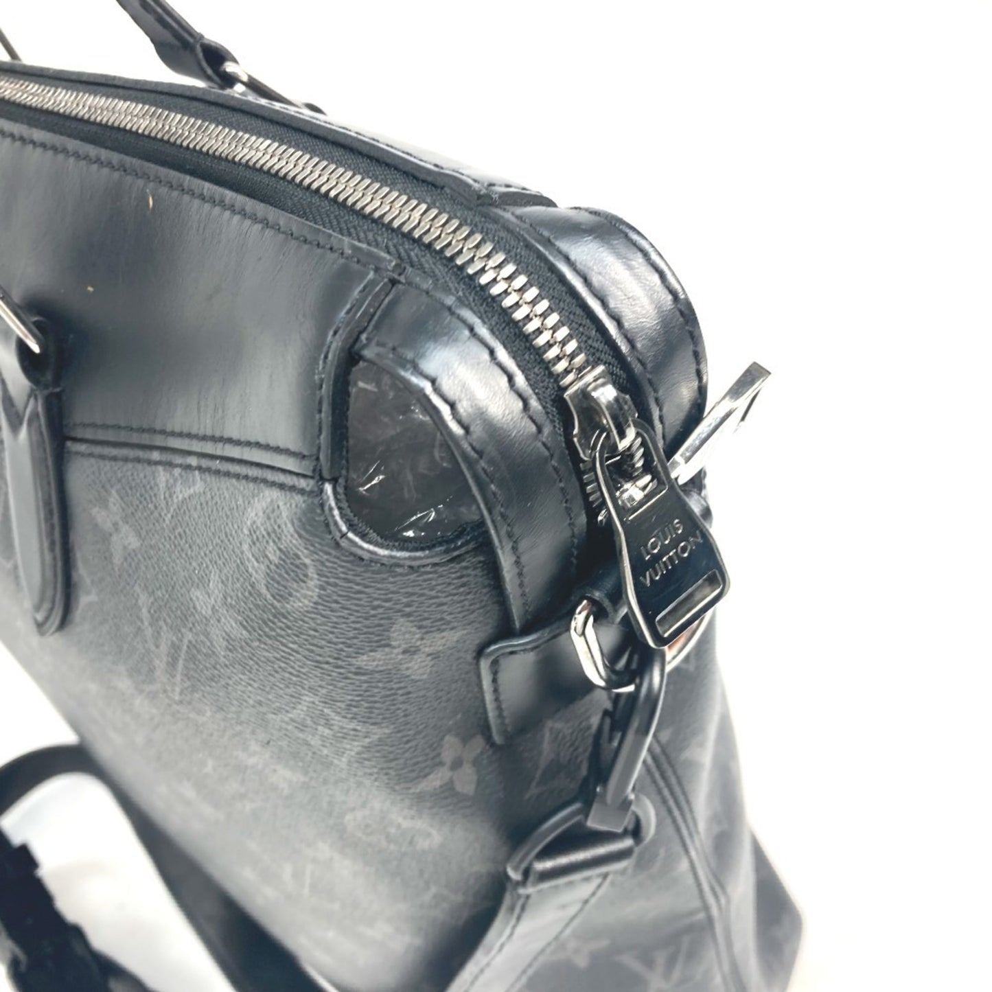 Louis Vuitton Explorer, Black, Canvas, tote