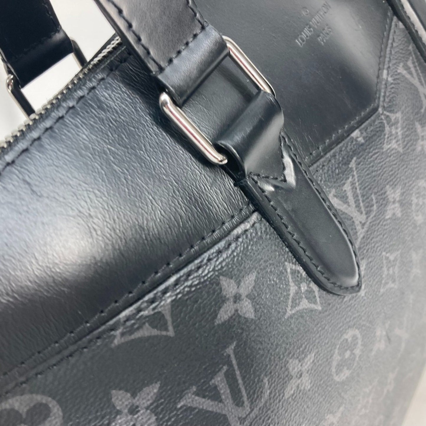 Louis Vuitton Explorer, Black, Canvas, tote