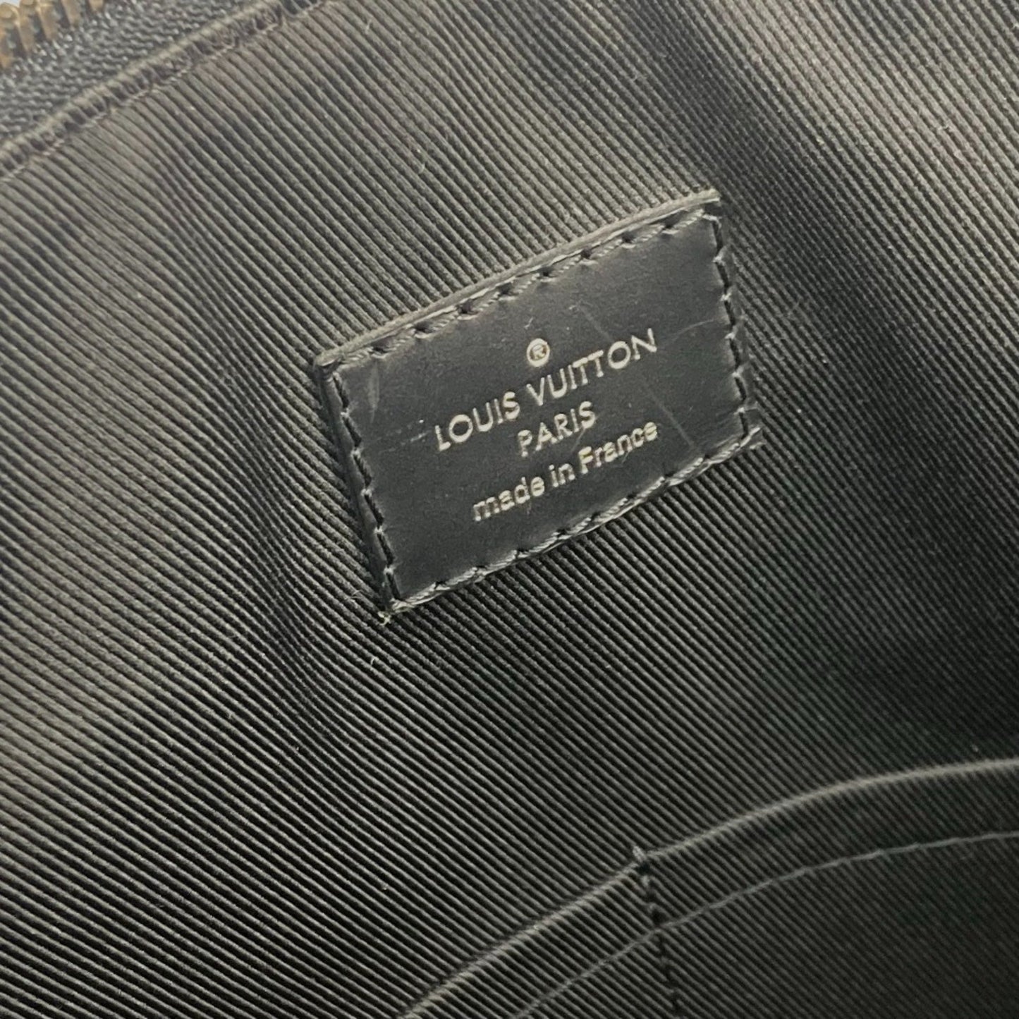 Louis Vuitton Explorer, Black, Canvas, tote