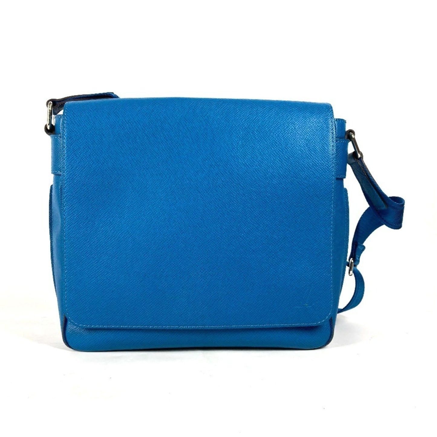 Louis Vuitton Roman, Blue, Leather, shoulder