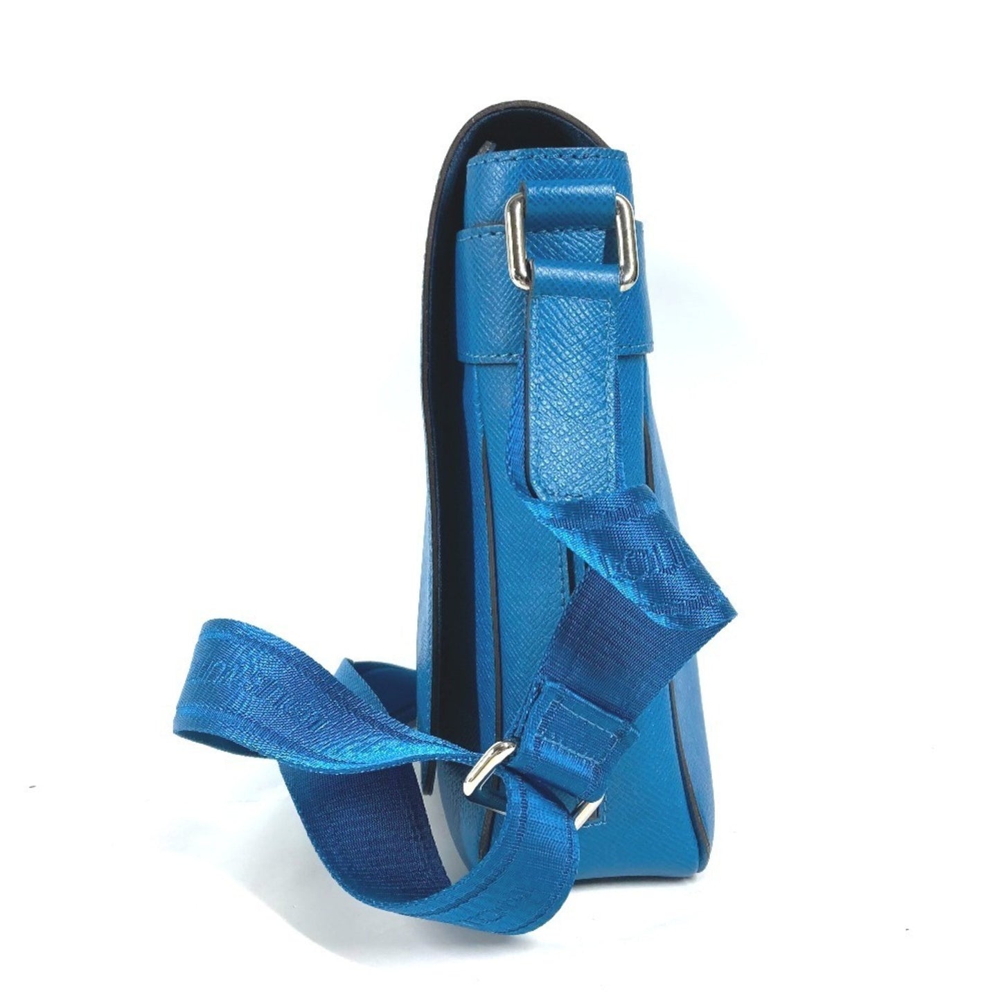Louis Vuitton Roman, Blue, Leather, shoulder
