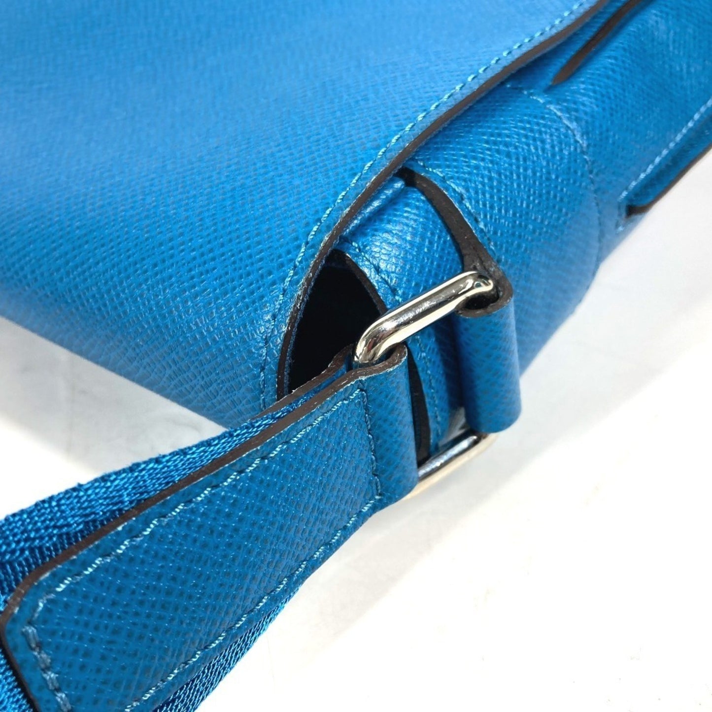 Louis Vuitton Roman, Blue, Leather, shoulder