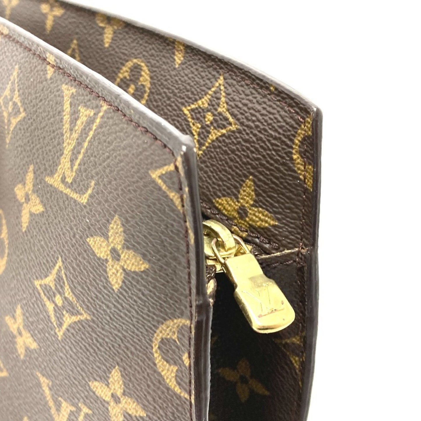 Louis Vuitton Babylone, Brown, Canvas, shoulder