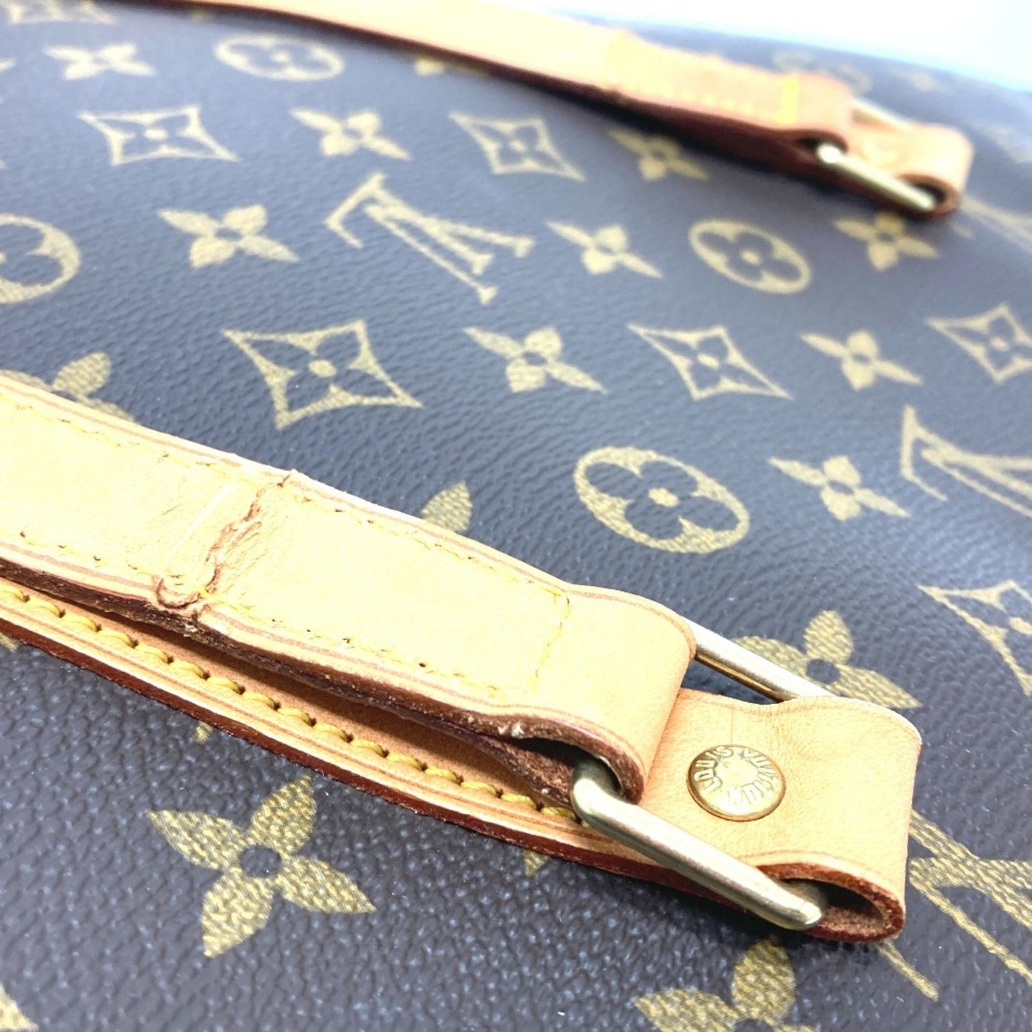 Louis Vuitton Babylone, Brown, Canvas, shoulder