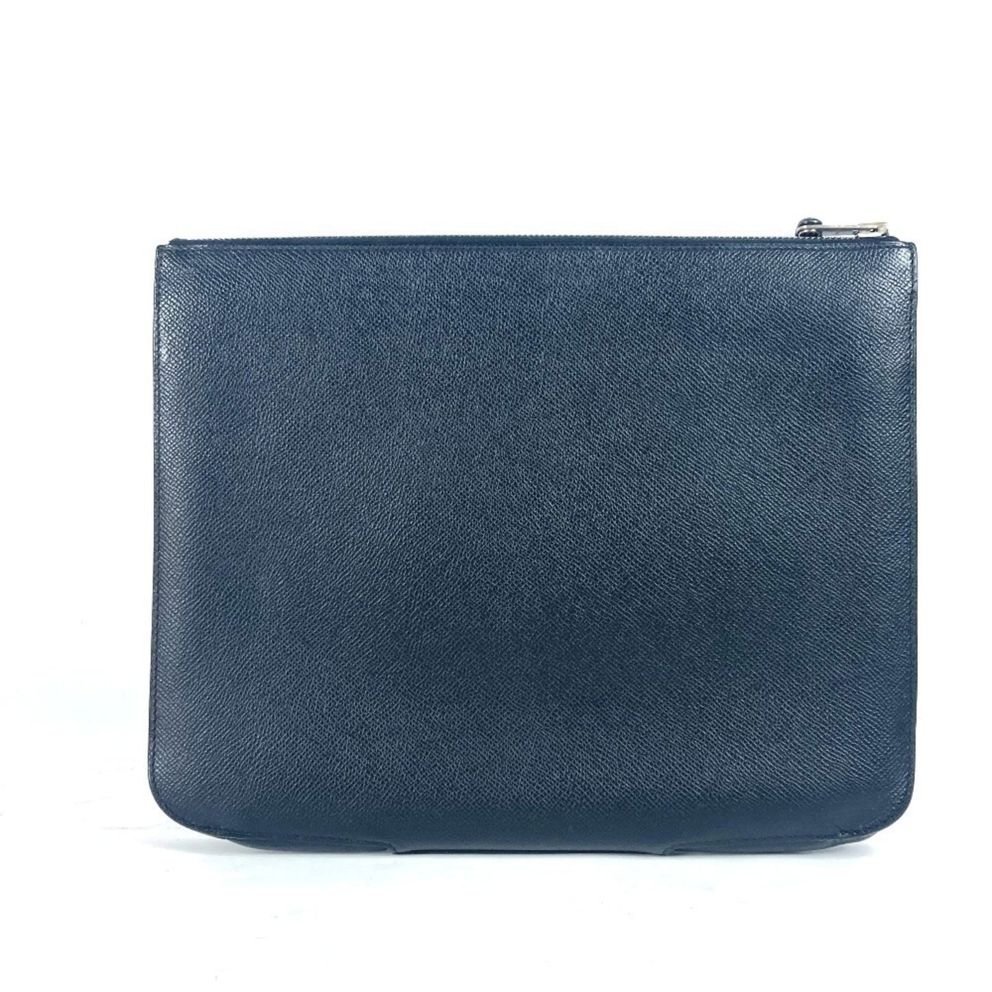 Hermès Cityhall, Black, Leather, clutch