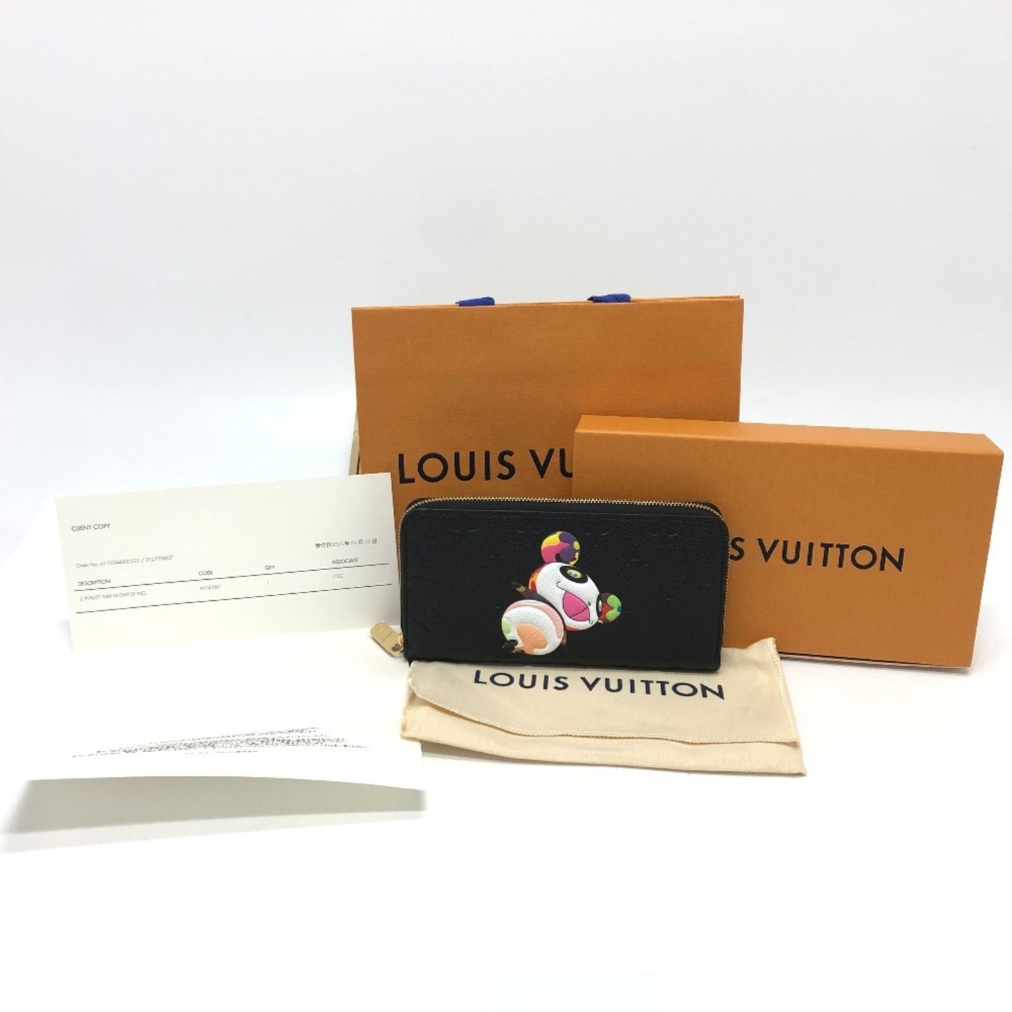 Louis Vuitton Zippy wallet, Black, Leather, wallet