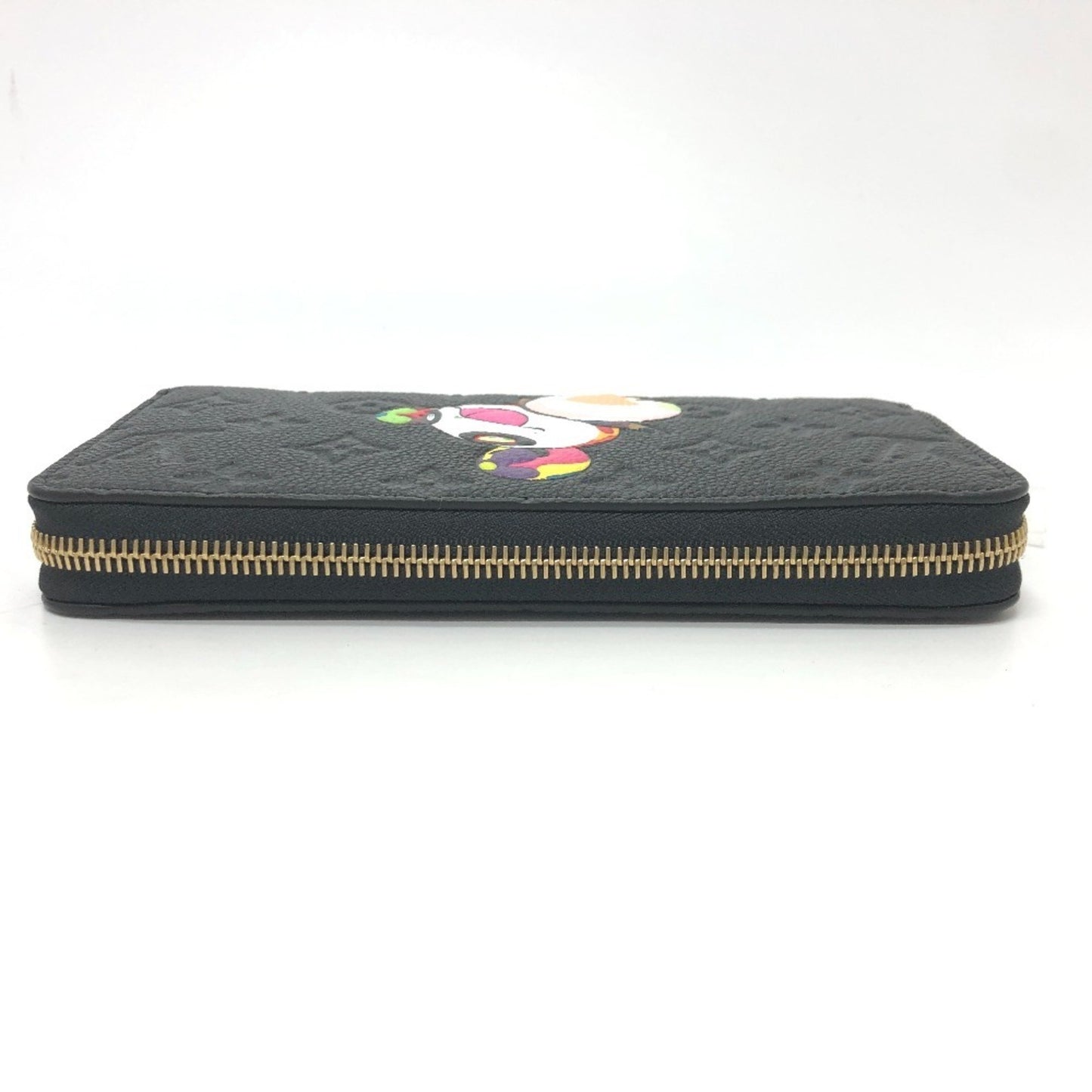 Louis Vuitton Zippy wallet, Black, Leather, wallet