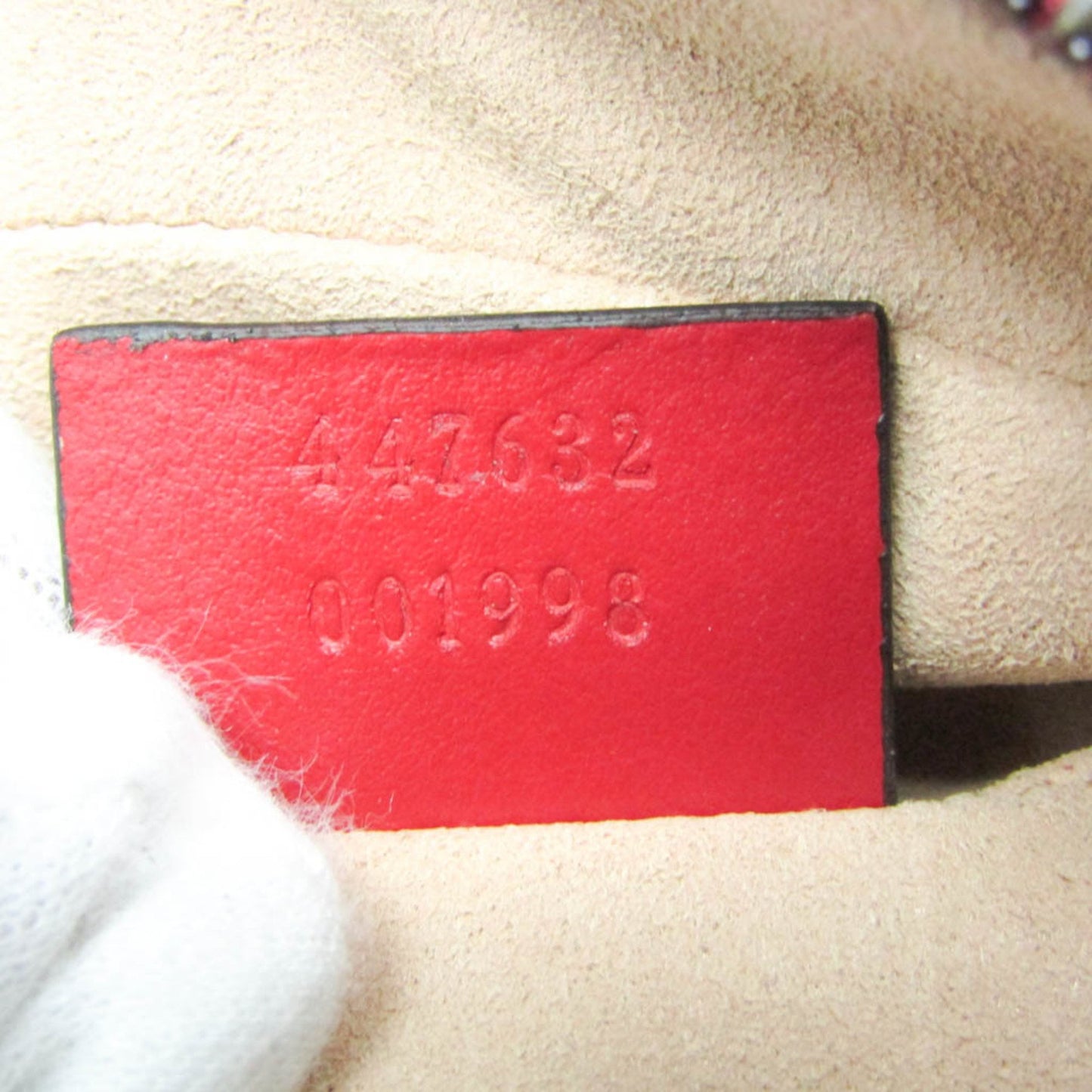 Gucci Marmont, Red, Leather, shoulder