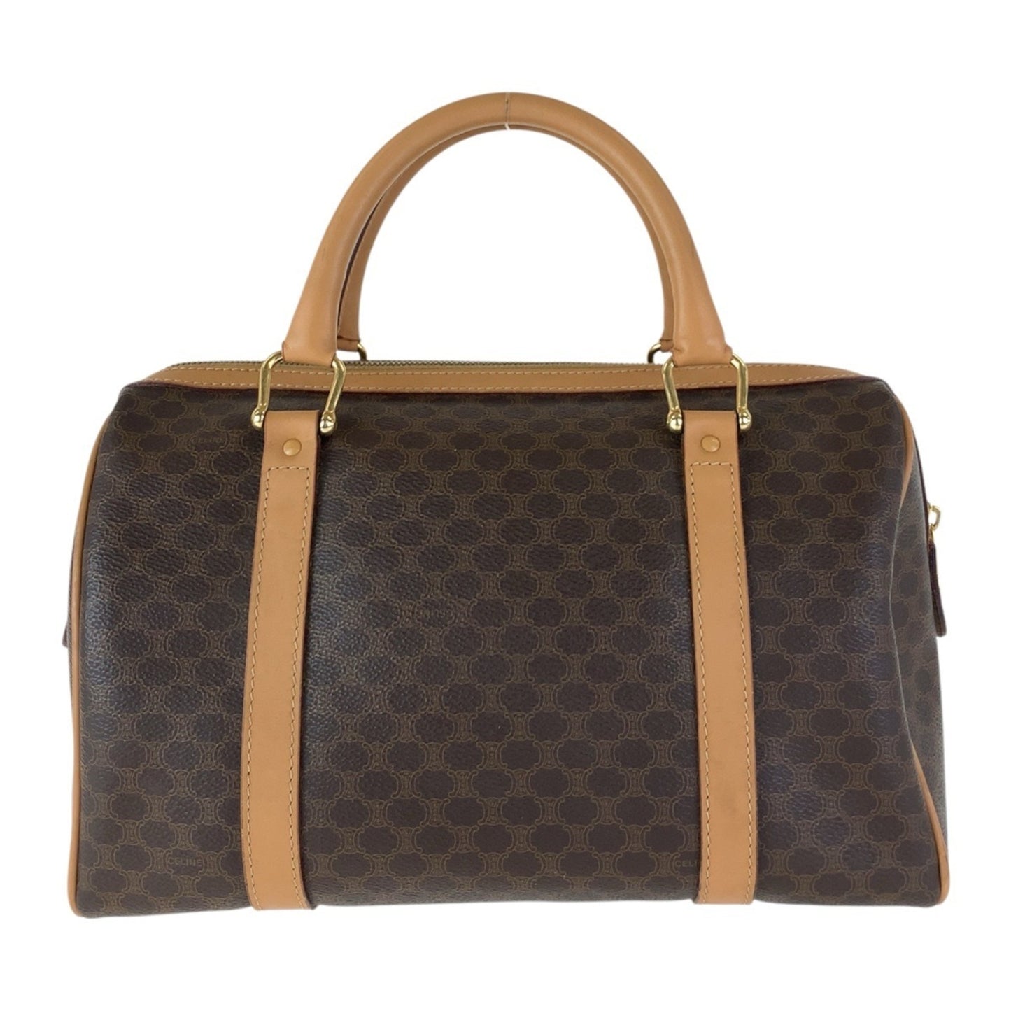 Céline Macadam, Brown, Canvas, handbag