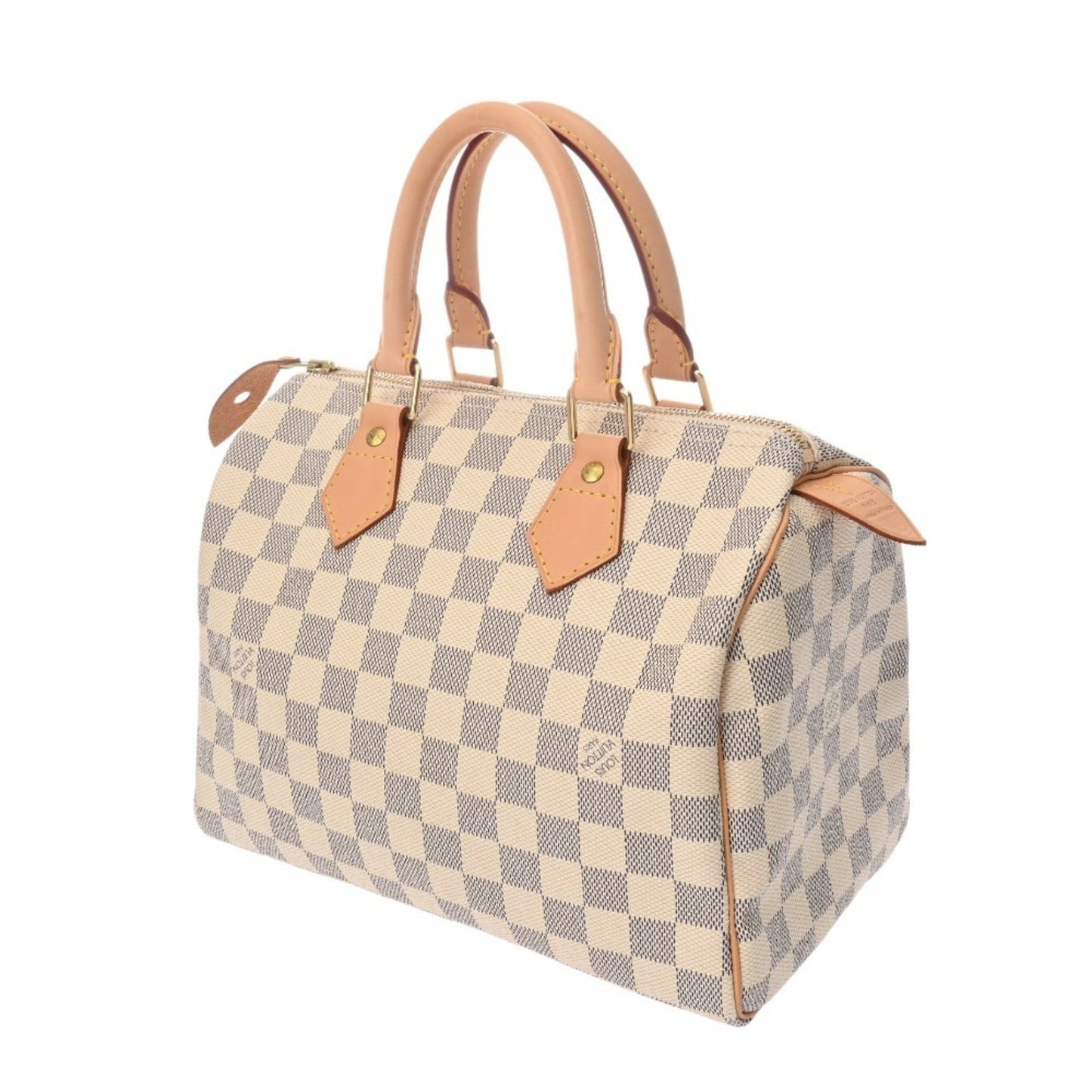 Louis Vuitton Speedy 25, White, Canvas, handbag