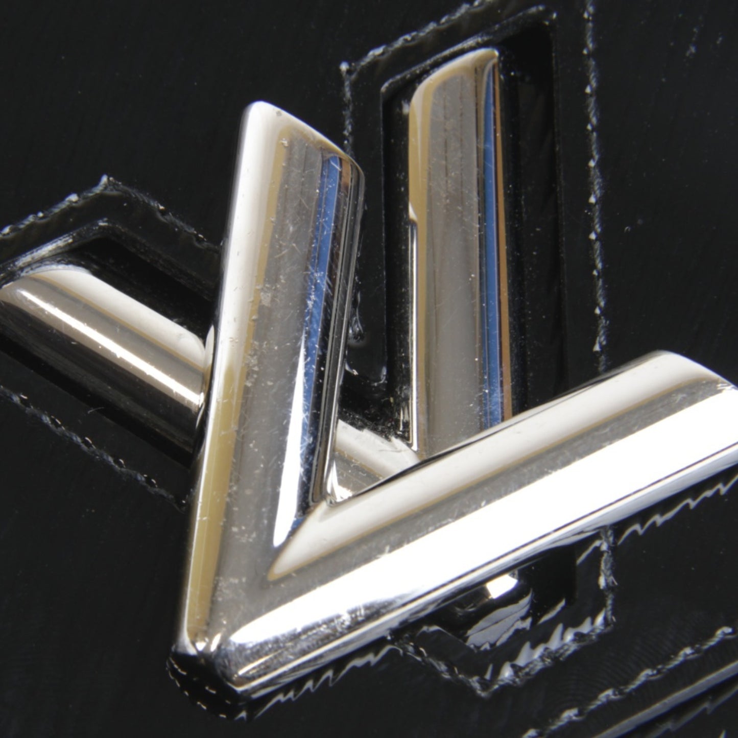 Louis Vuitton Twist, Black, Leather, wallet