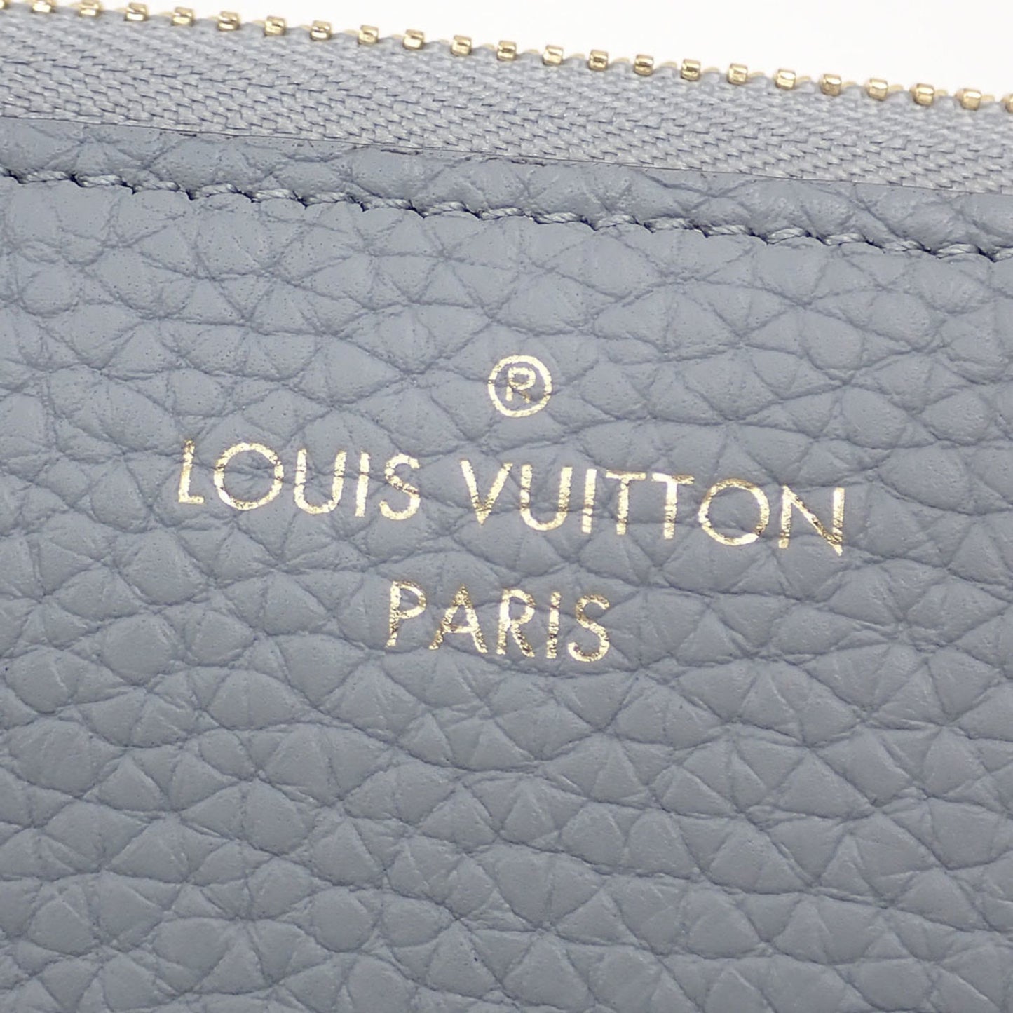 Louis Vuitton Comète, Grey, Leather, wallet