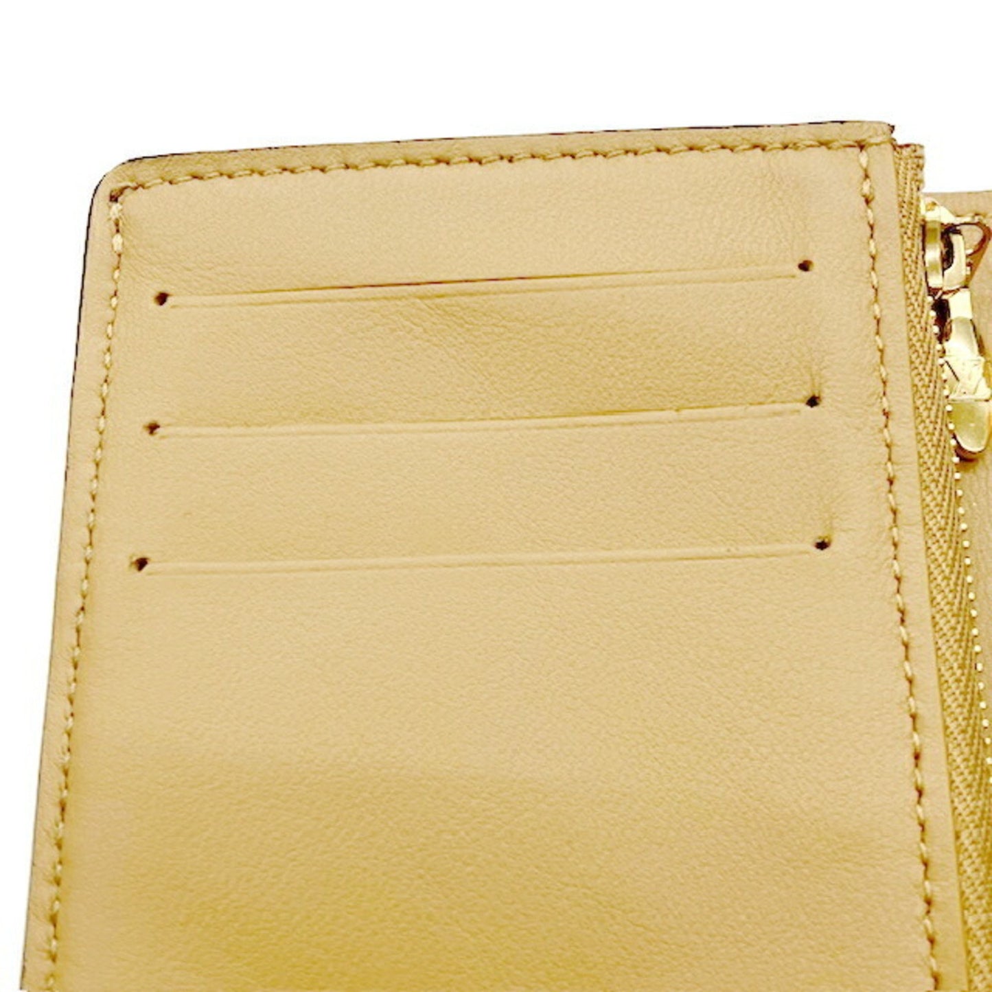 Louis Vuitton Portefeuille compact LV Vertical, Black, Leather, wallet