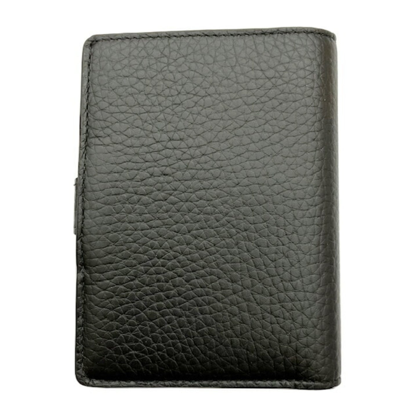 Louis Vuitton Portefeuille compact LV Vertical, Black, Leather, wallet