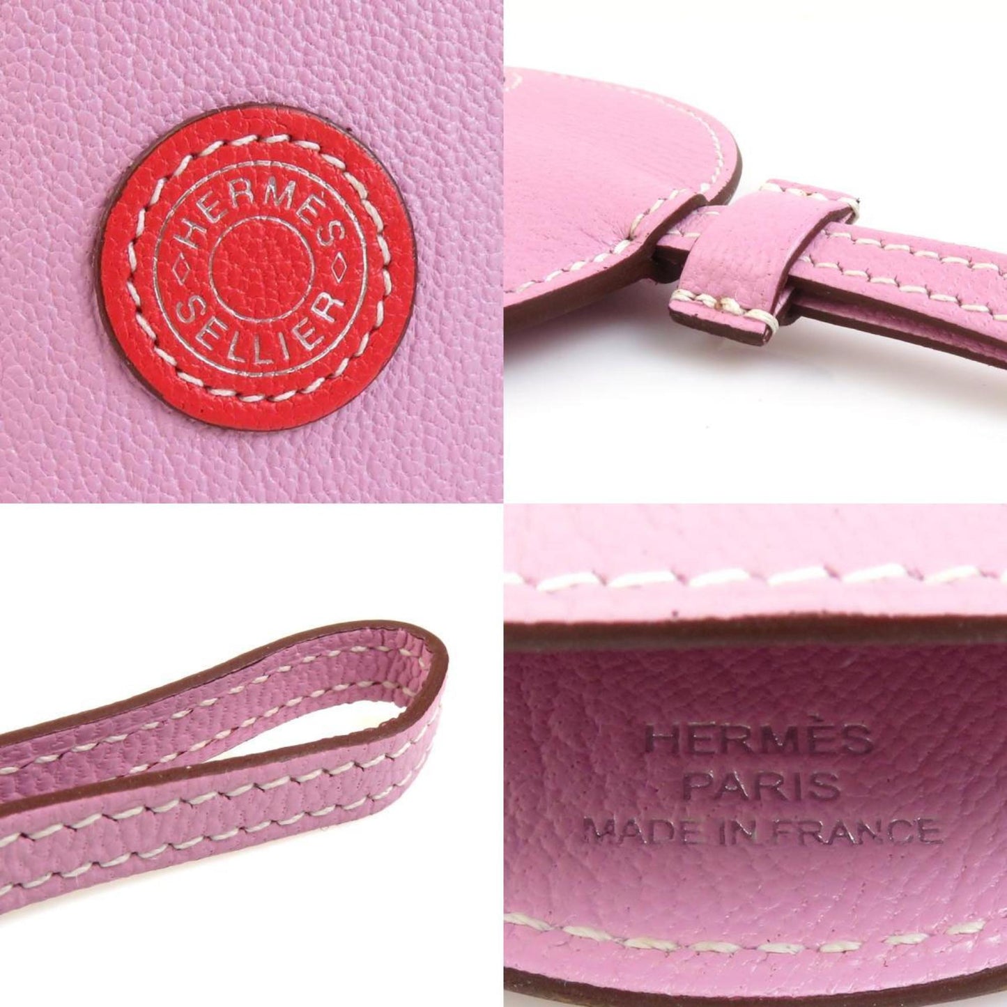 Hermès, Pink, Leather, bag