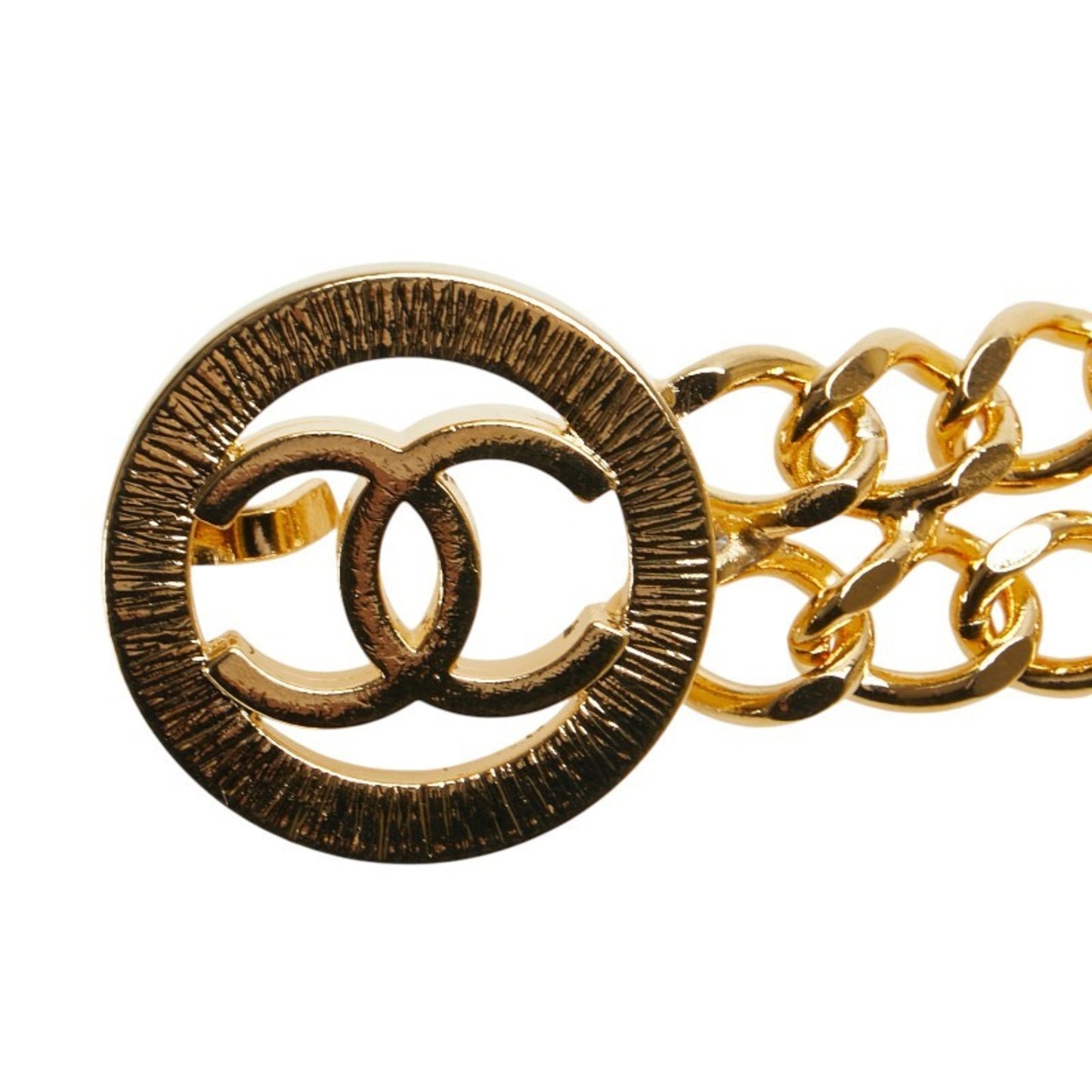 Chanel Coco Mark, Gold, Gold Plated, belt