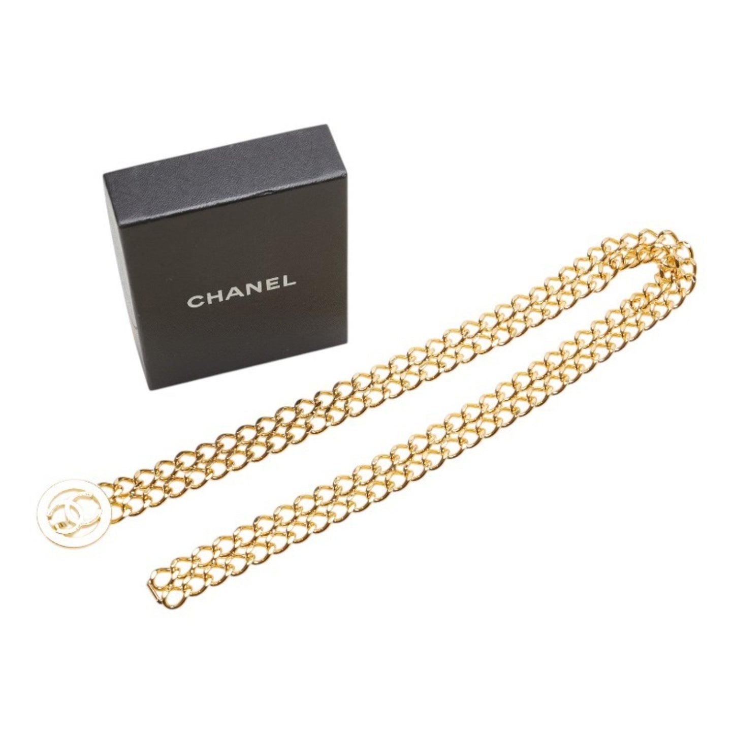 Chanel Coco Mark, Gold, Gold Plated, belt