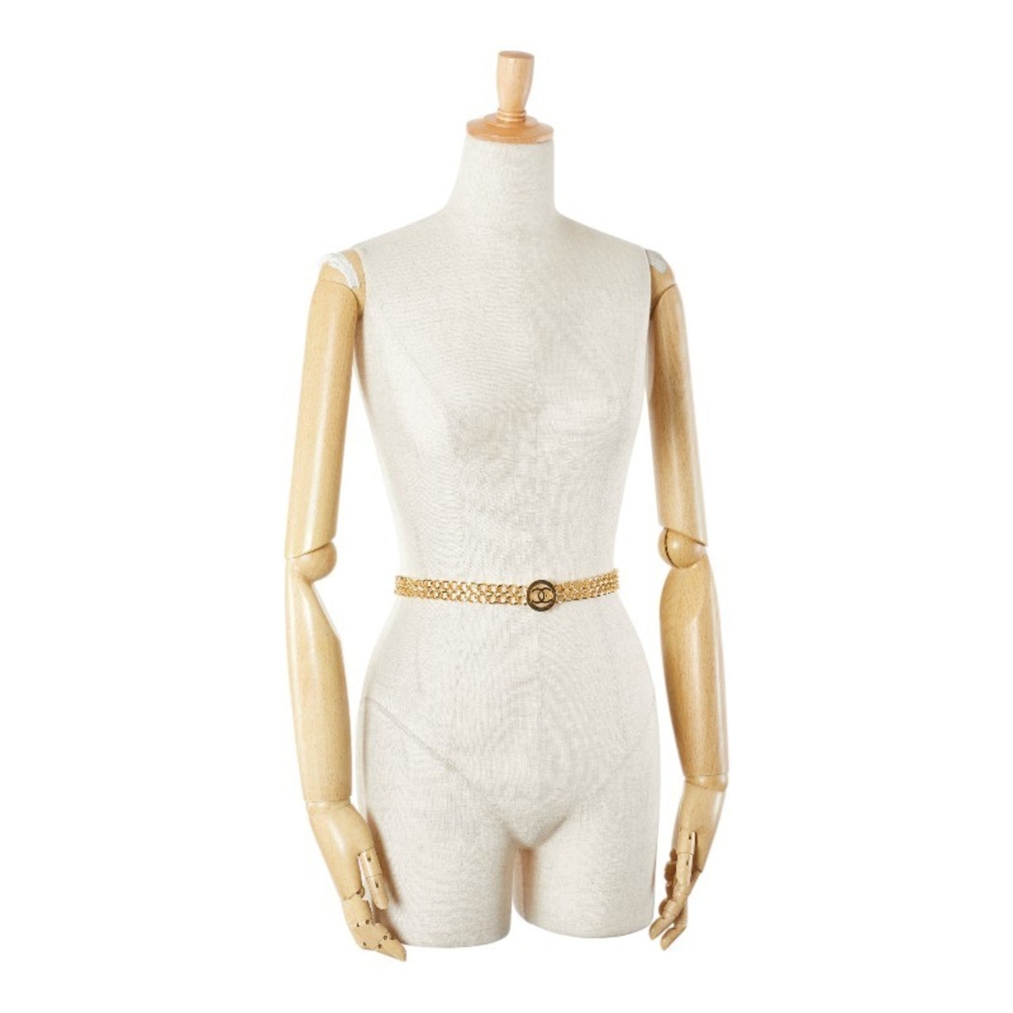 Chanel Coco Mark, Gold, Gold Plated, belt