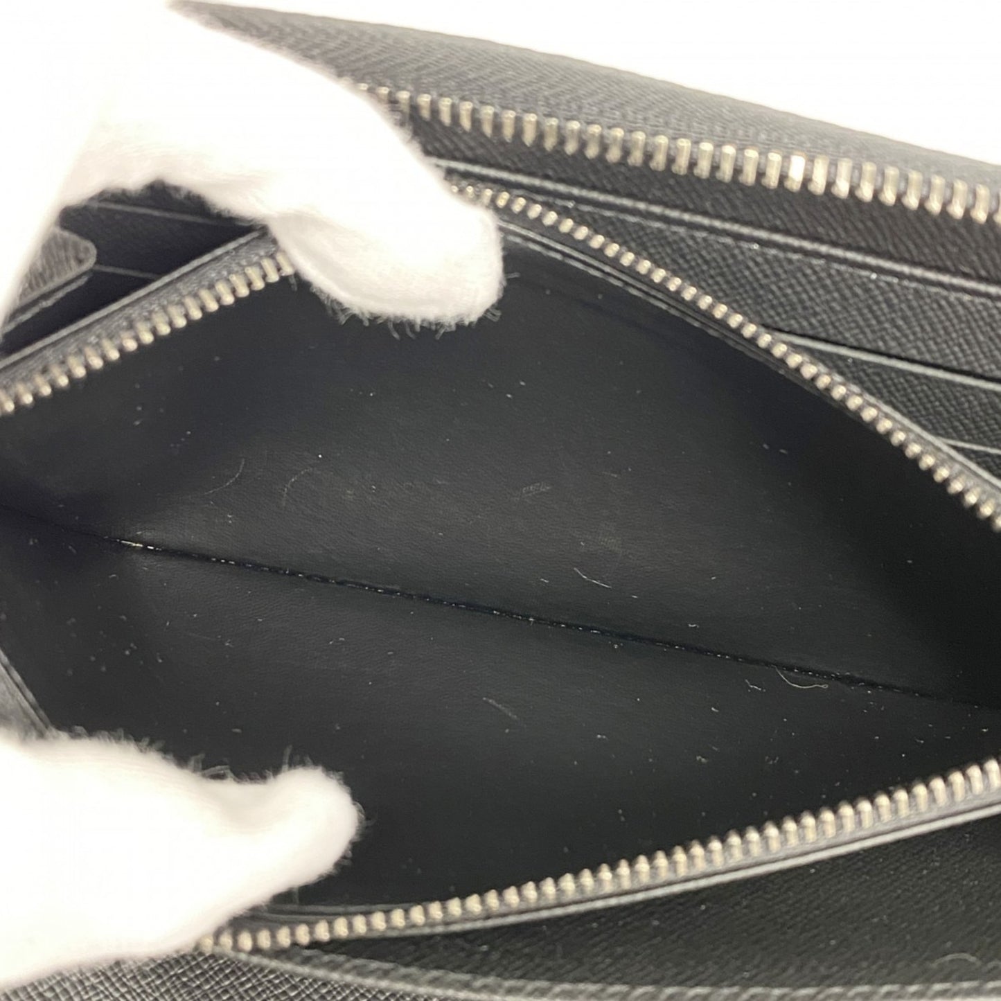 Louis Vuitton Zippy organizer, Black, Canvas, wallet