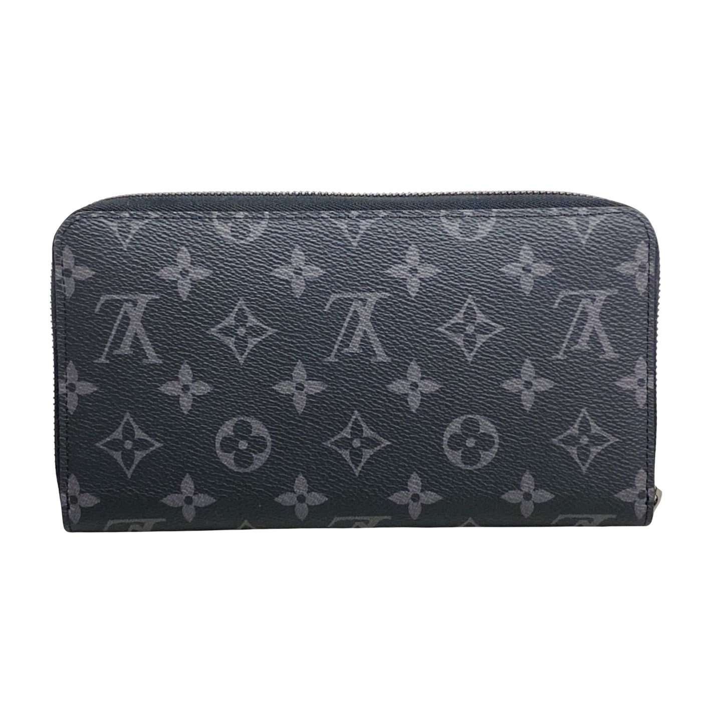 Louis Vuitton Zippy organizer, Black, Canvas, wallet