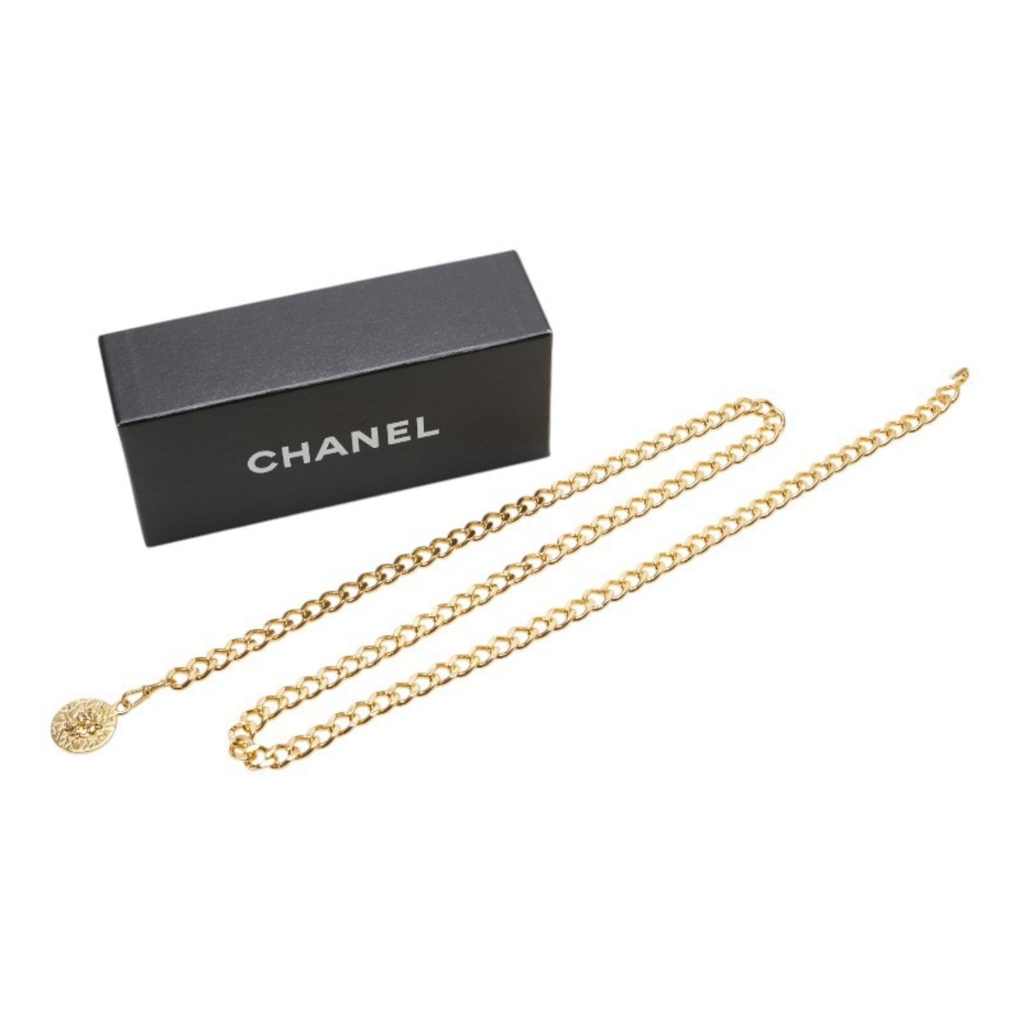 Chanel, Gold, Gold Plated, belt