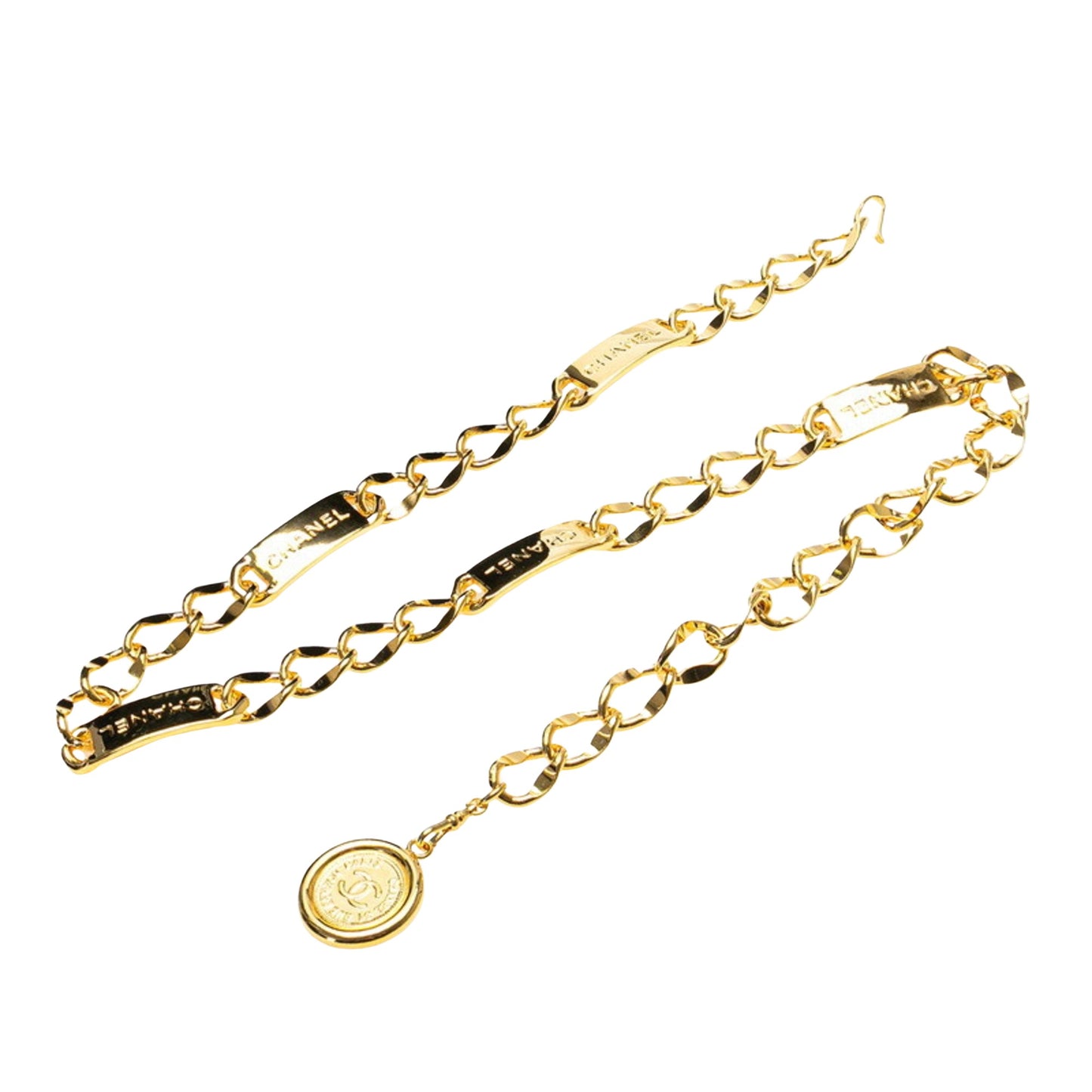 Chanel Médaillon, Gold, Gold Plated, belt