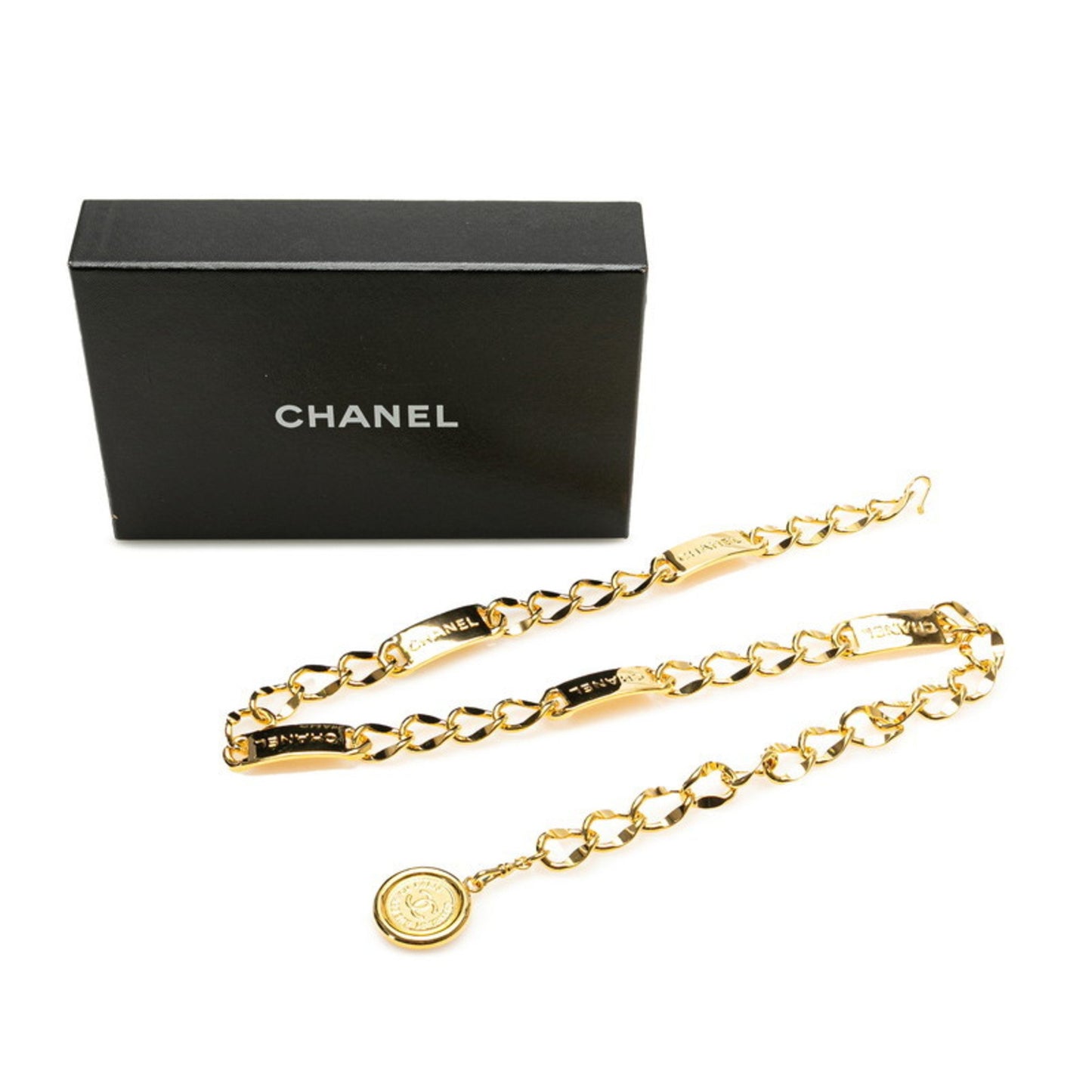 Chanel Médaillon, Gold, Gold Plated, belt