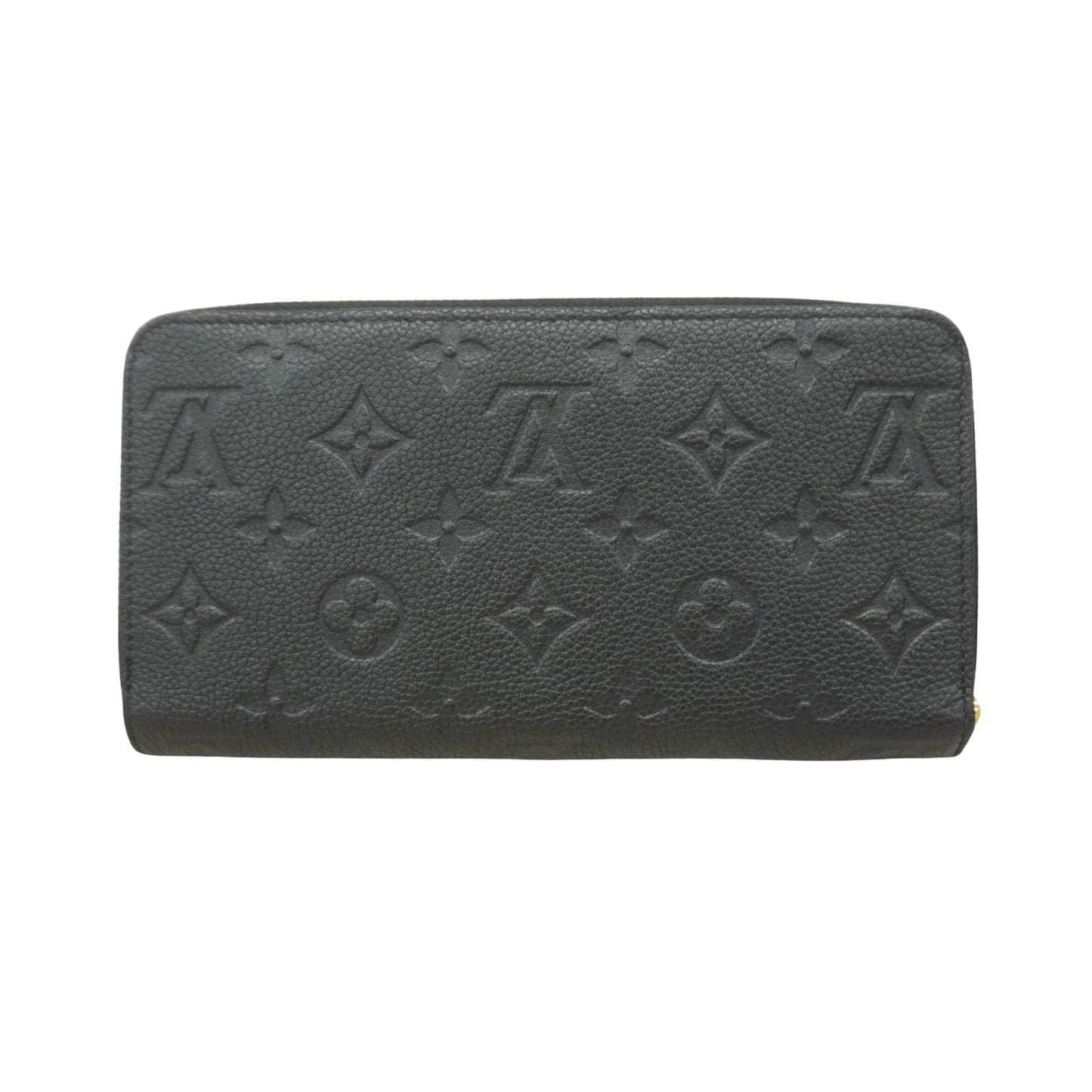Louis Vuitton Zippy wallet, Black, Leather, wallet