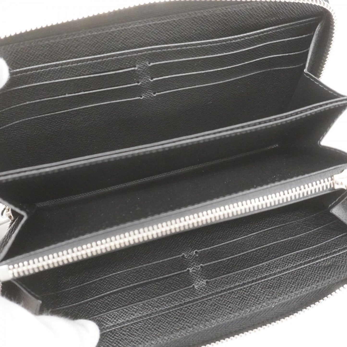 Louis Vuitton Zippy wallet, Black, Leather, wallet