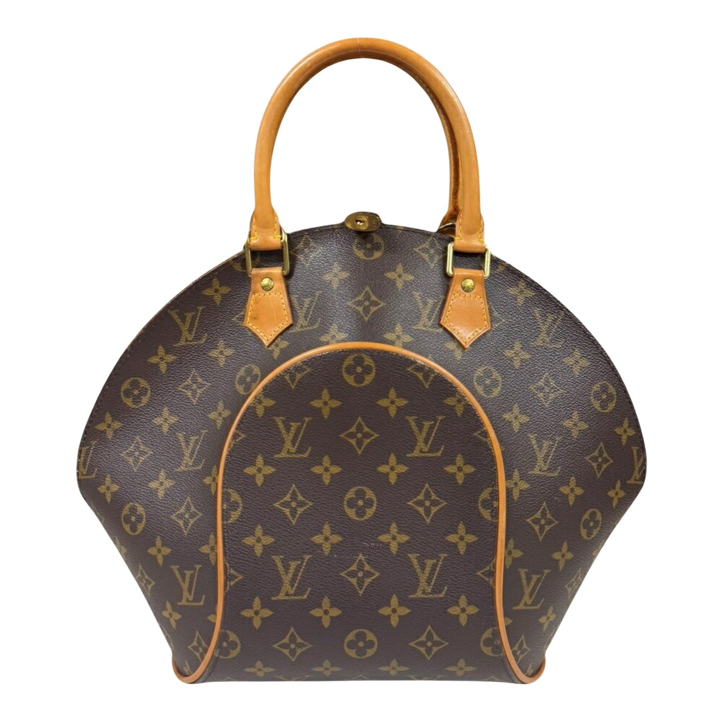 Louis Vuitton Ellipse, Brown, Canvas, handbag