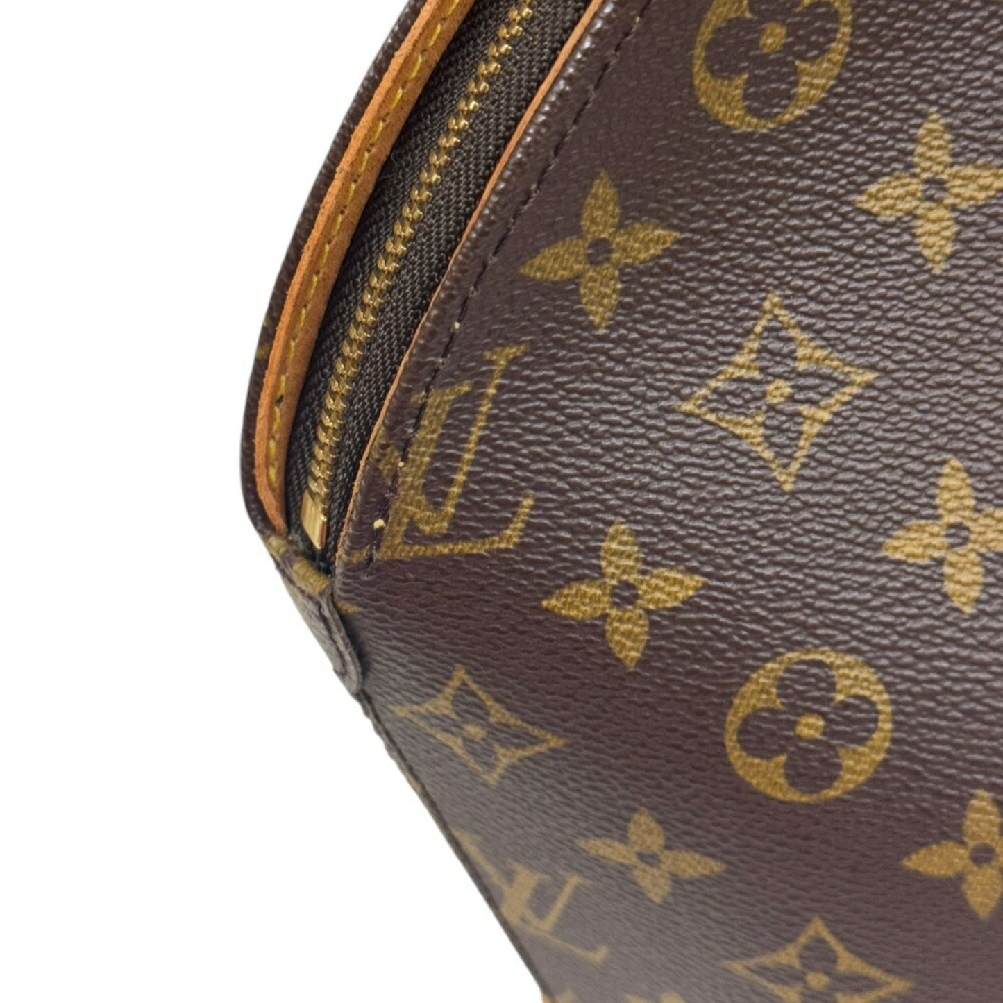 Louis Vuitton Ellipse, Brown, Canvas, handbag