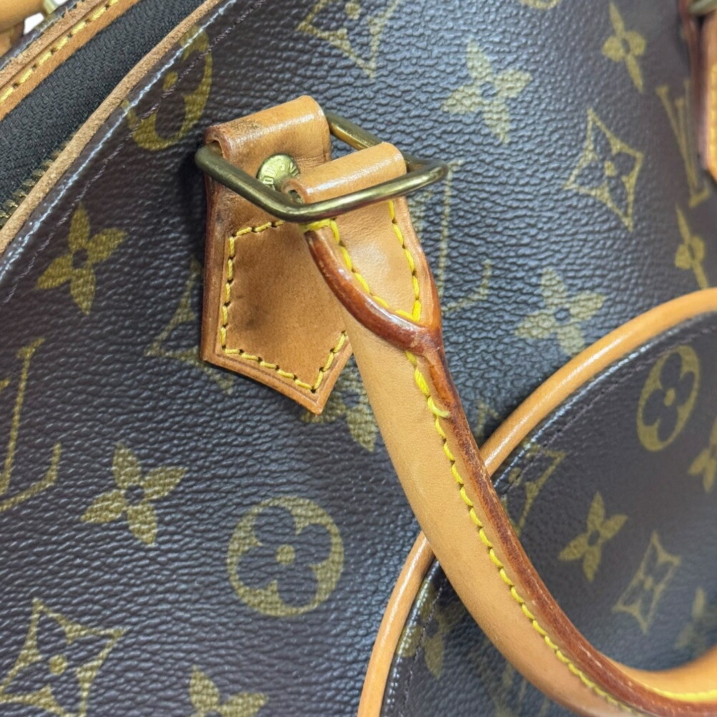 Louis Vuitton Ellipse, Brown, Canvas, handbag