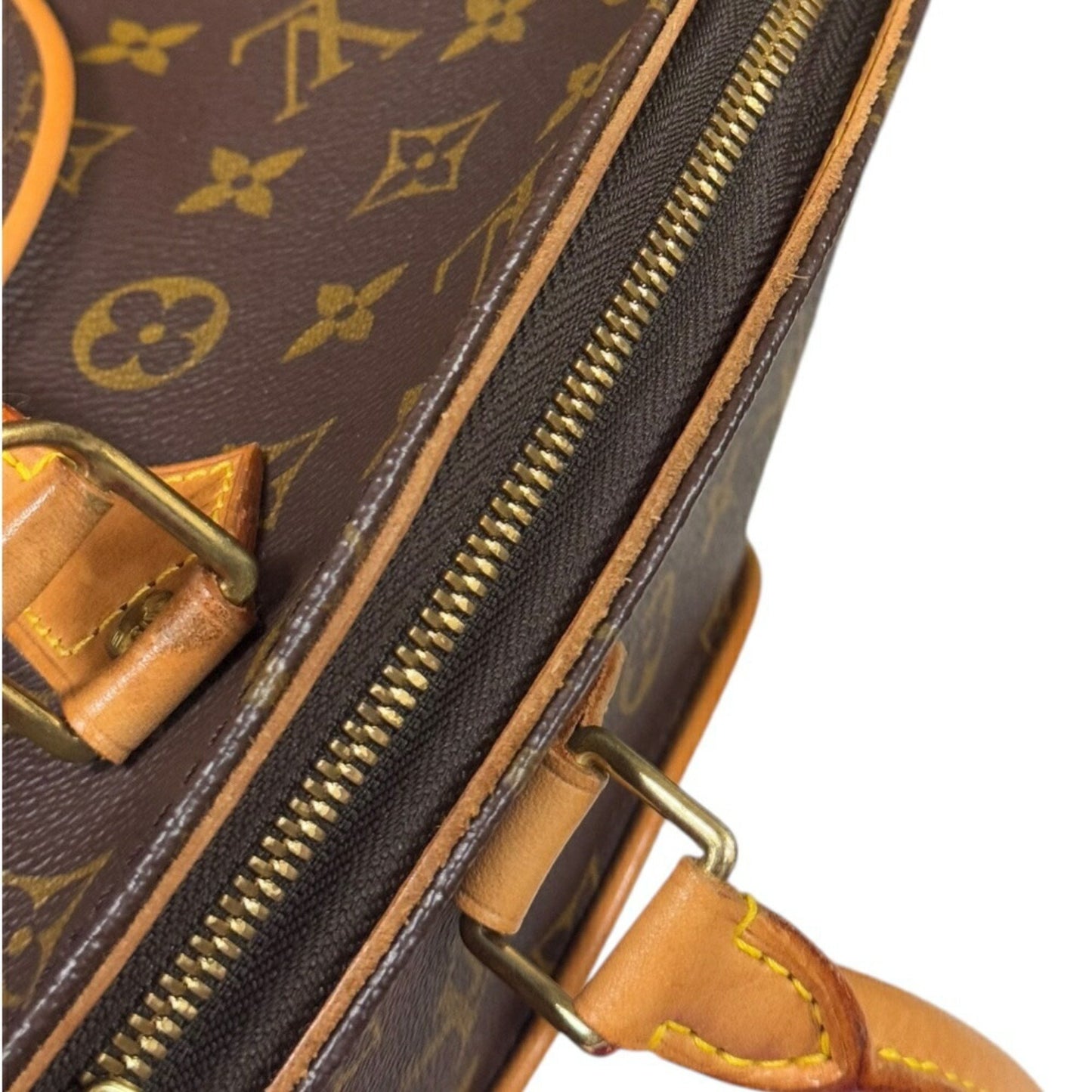 Louis Vuitton Ellipse, Brown, Canvas, handbag