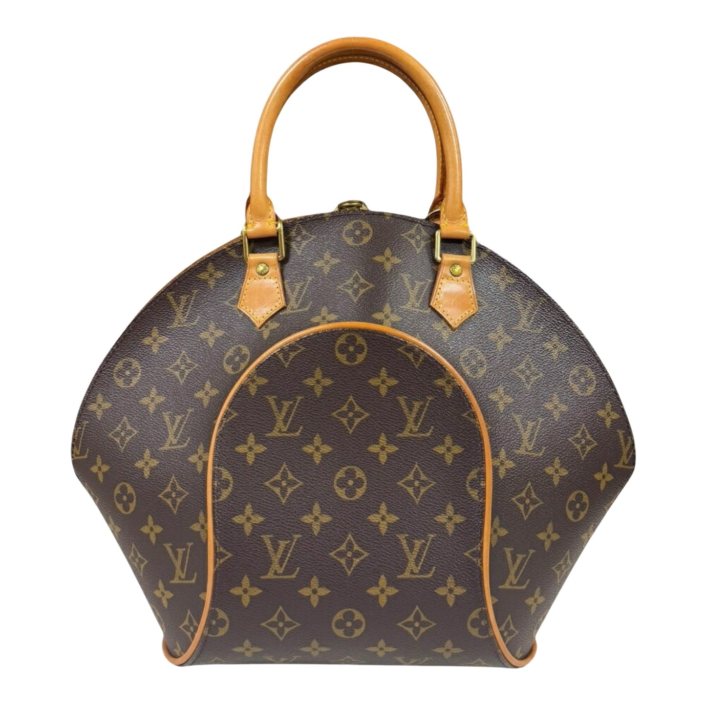 Louis Vuitton Ellipse, Brown, Canvas, handbag