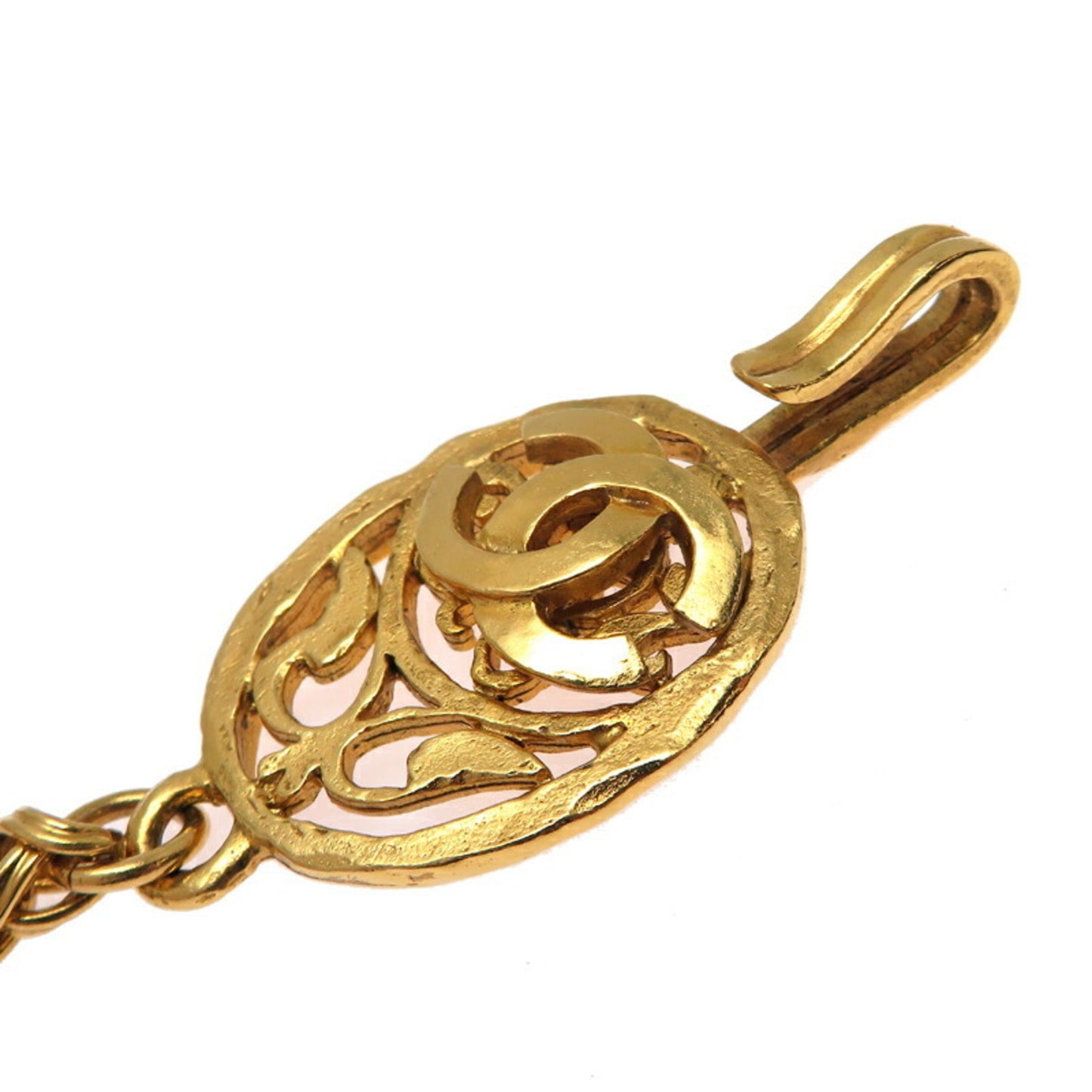 Chanel Coco Mark, Gold, Gold Plated, belt