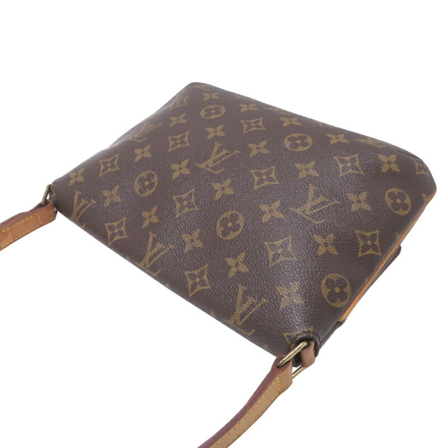 Louis Vuitton Musette Tango, Brown, Canvas, shoulder