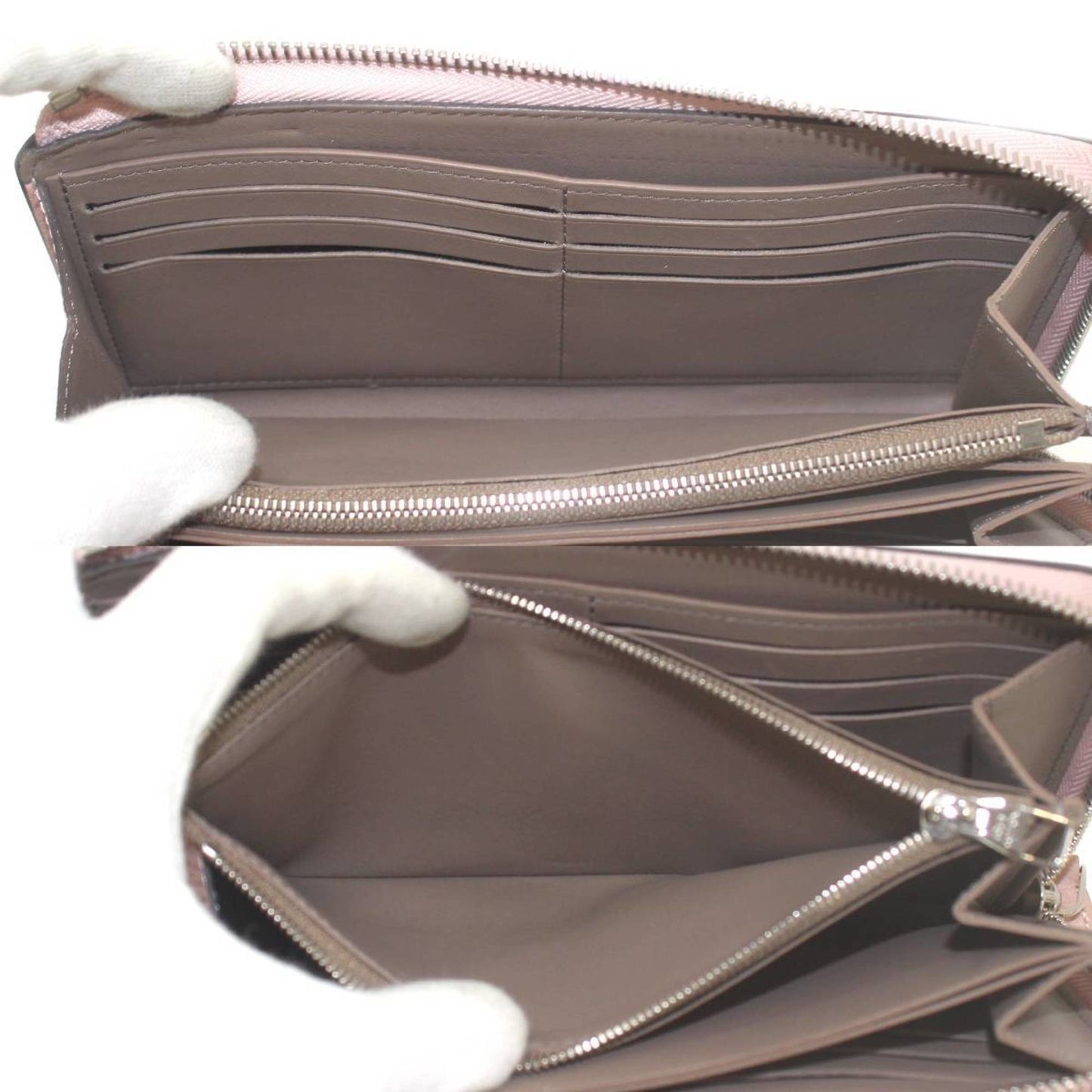 Louis Vuitton Comete, Pink, Leather, wallet