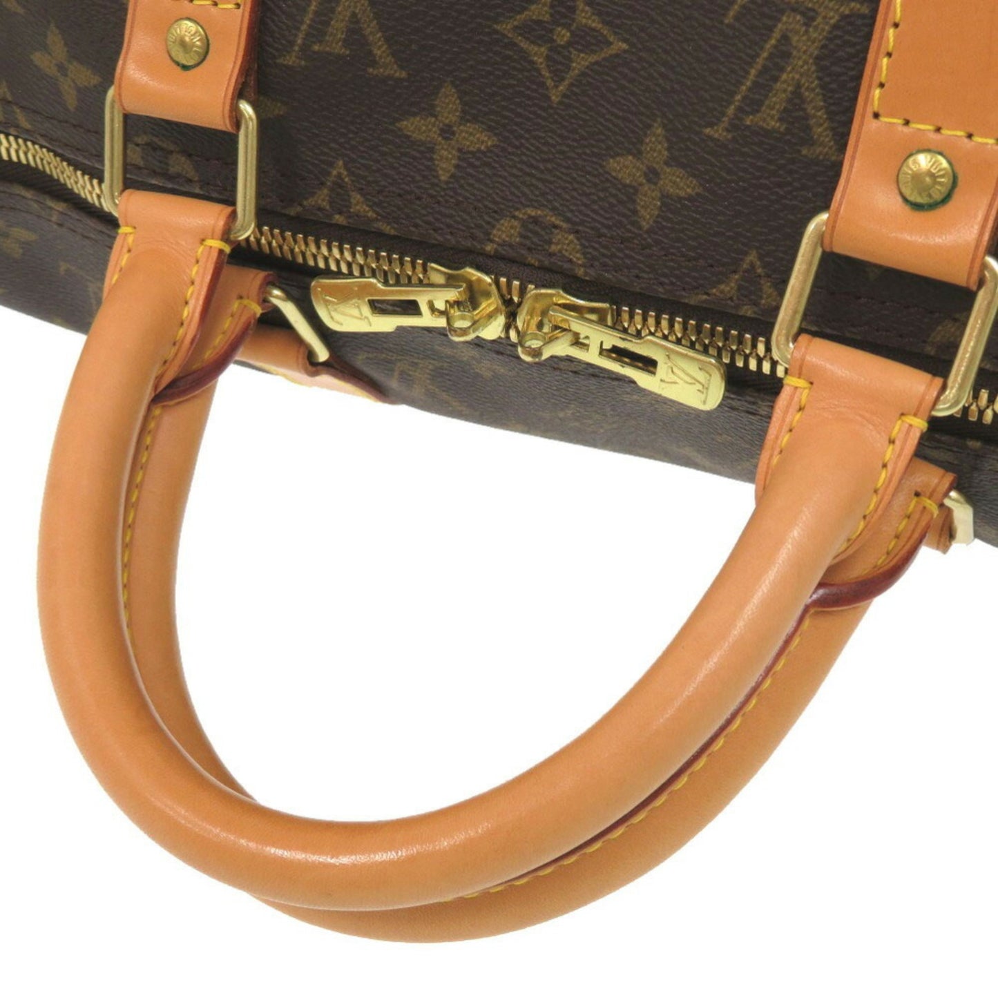 Louis Vuitton Keepall Bandouliere 50, Brown, Canvas, travel