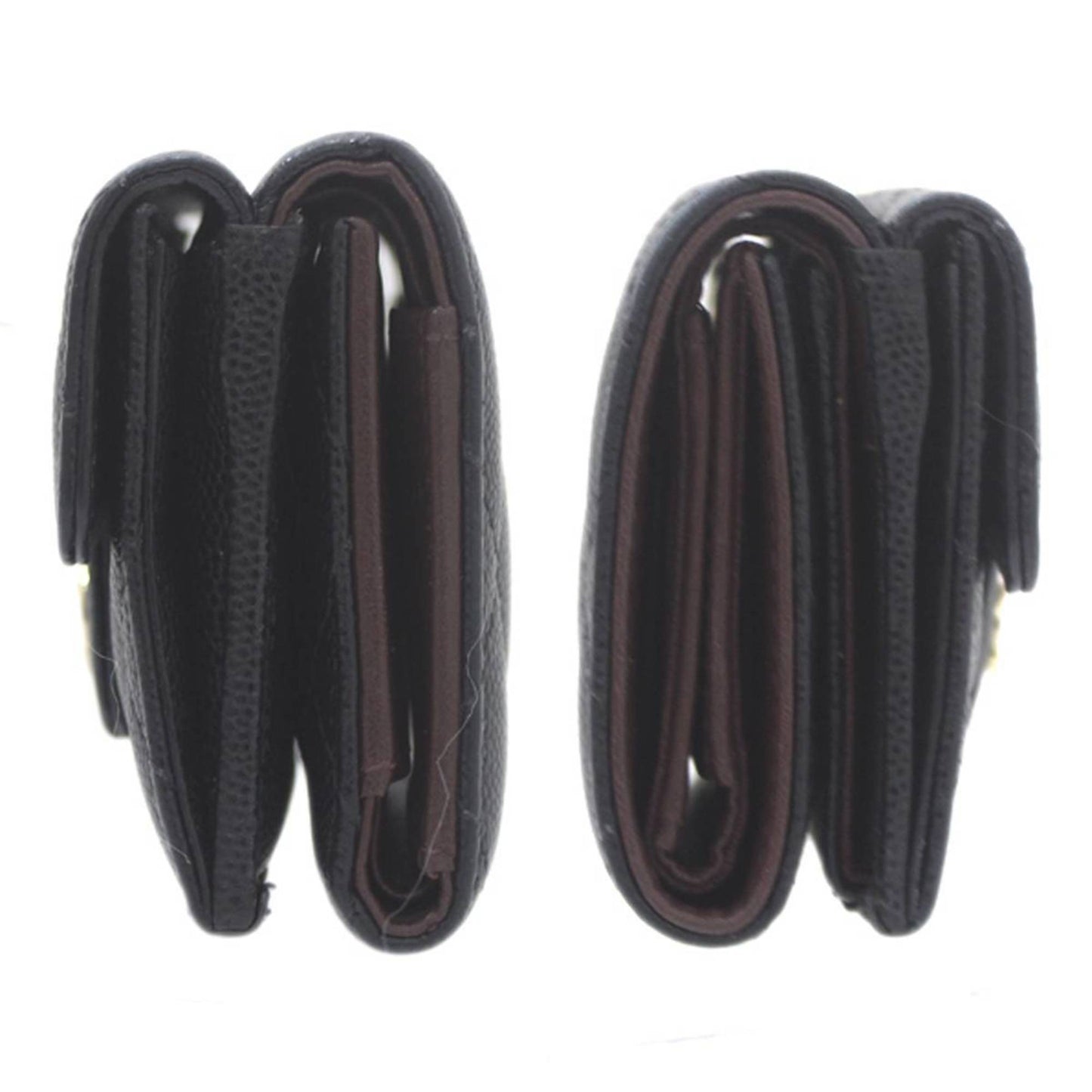 Chanel Porte monnaie, Black, Leather, wallet