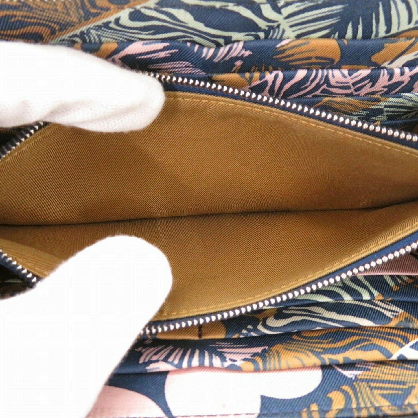 Hermès Silk'In, Navy, Leather, wallet