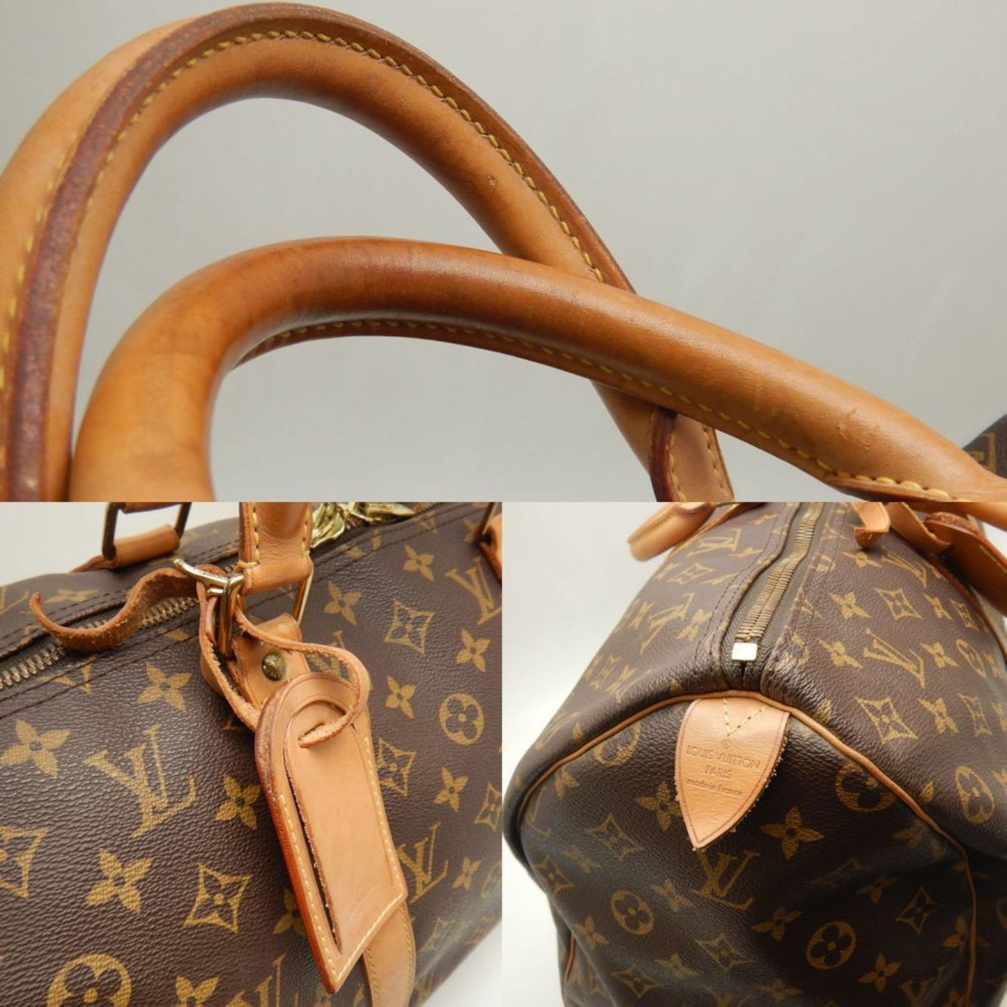 Louis Vuitton Keepall 50, Brown, Canvas, travel