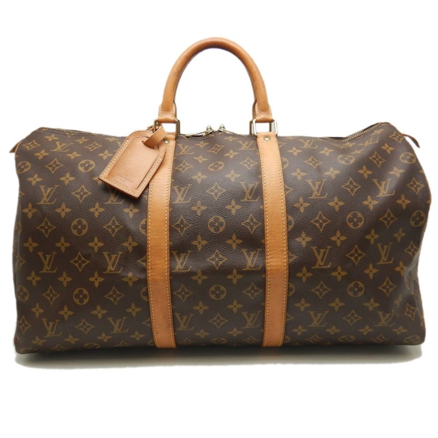 Louis Vuitton Keepall 50, Brown, Canvas, travel